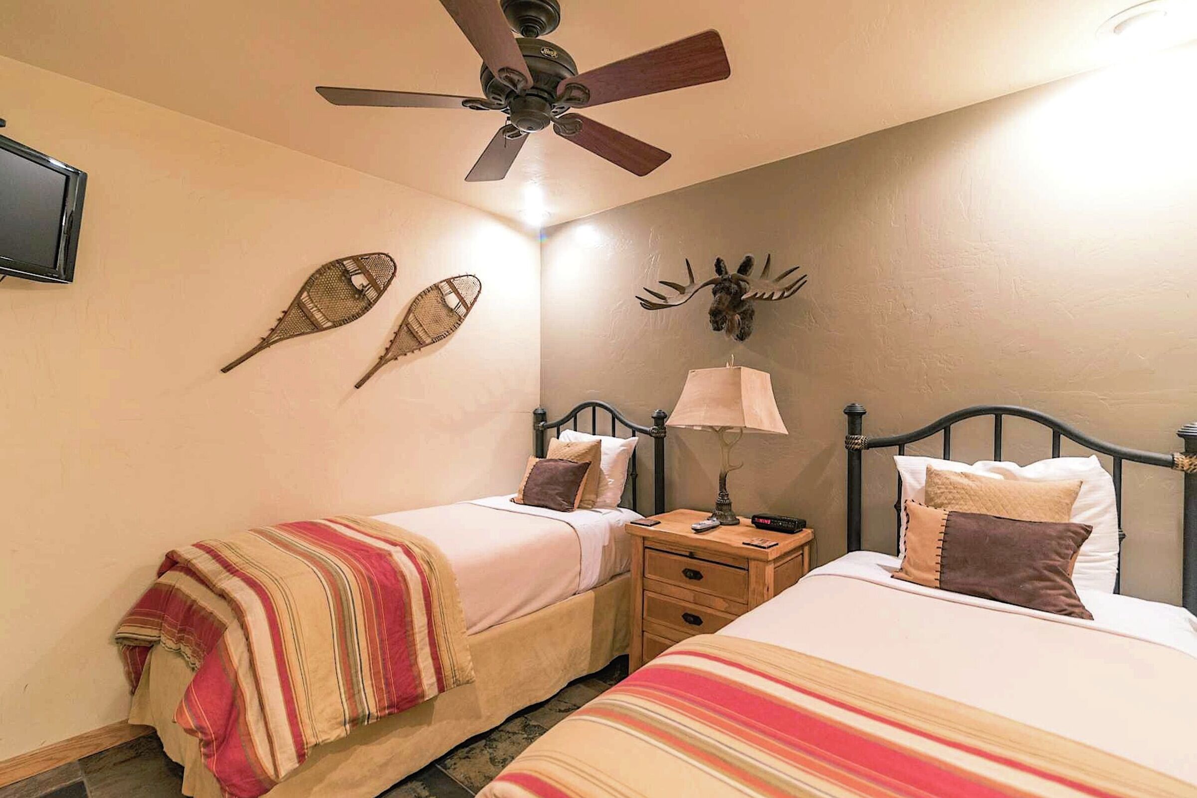 Den with Beds