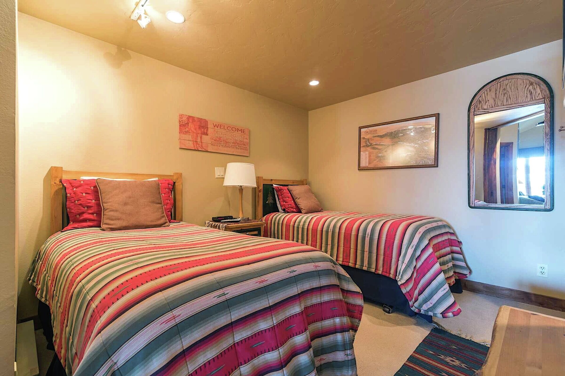 Den with Beds
