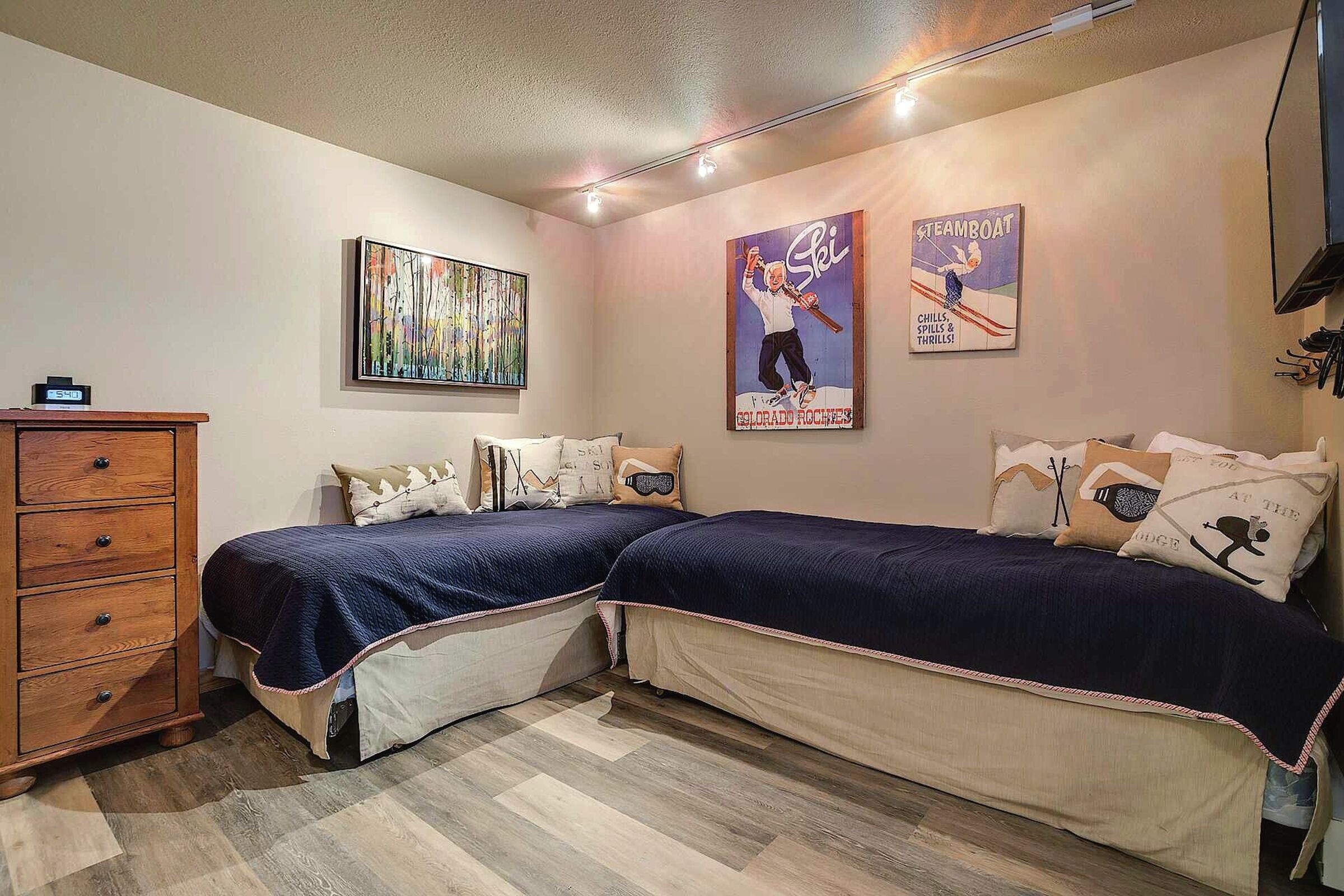 Den with Beds