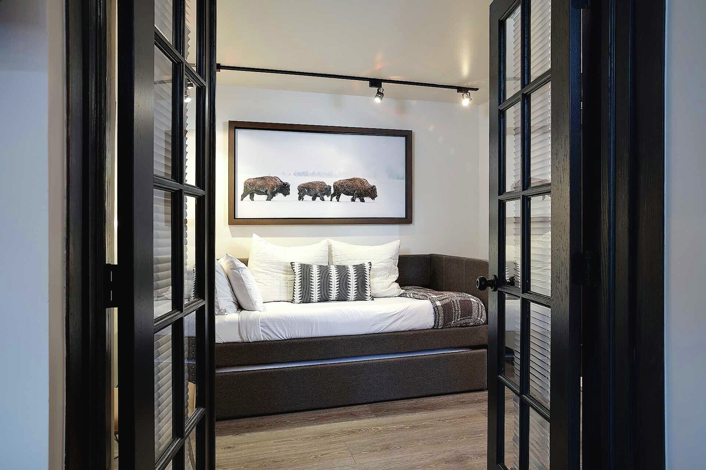 Den with Beds