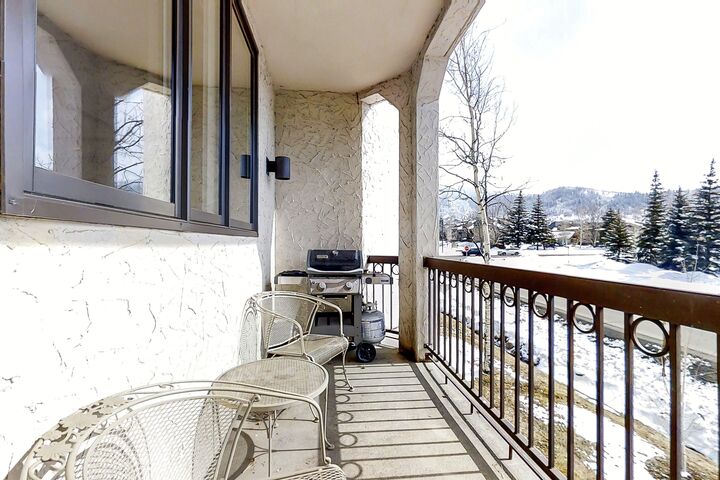Balcony with BBQ
