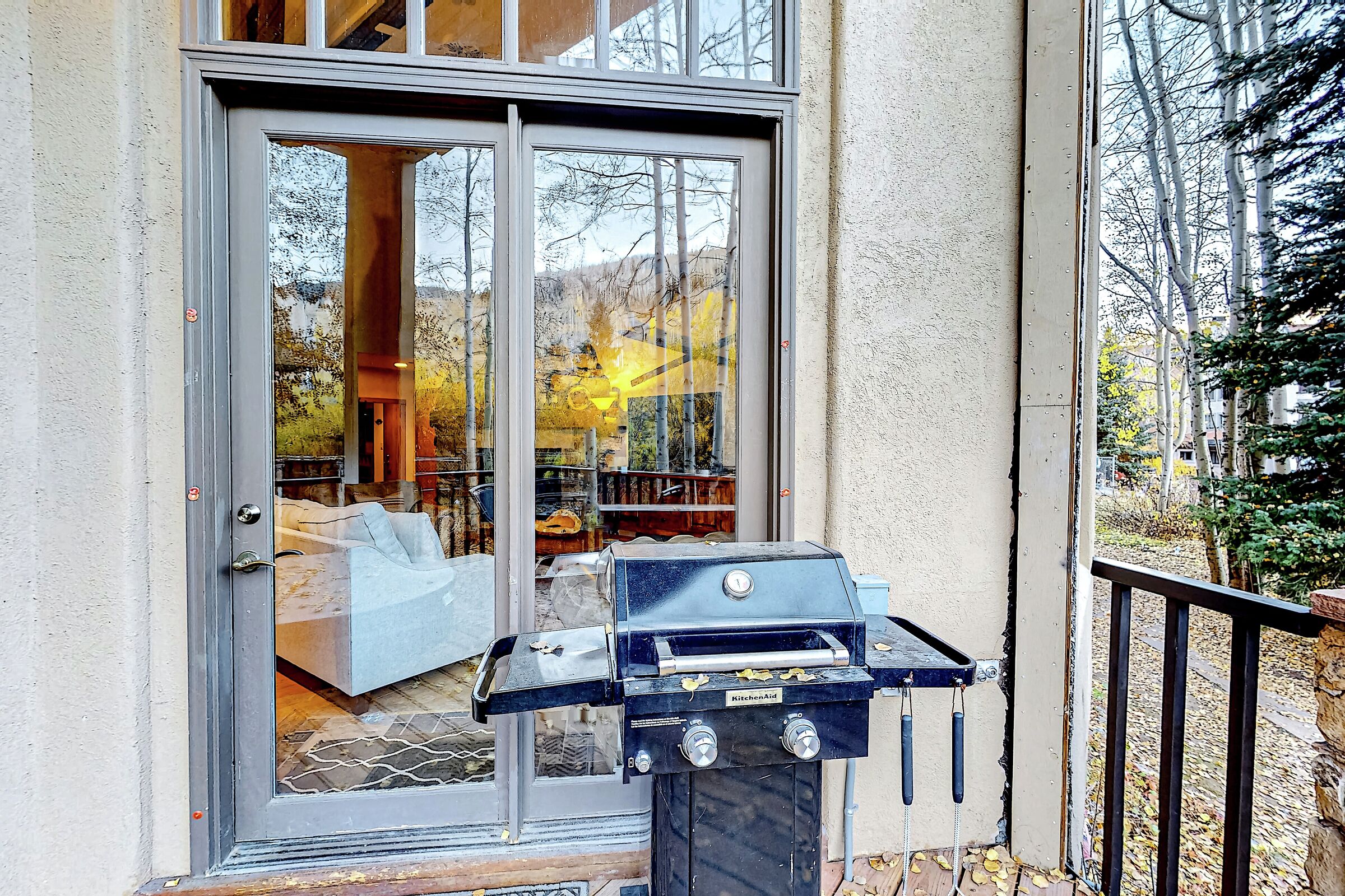 Deck with BBQ