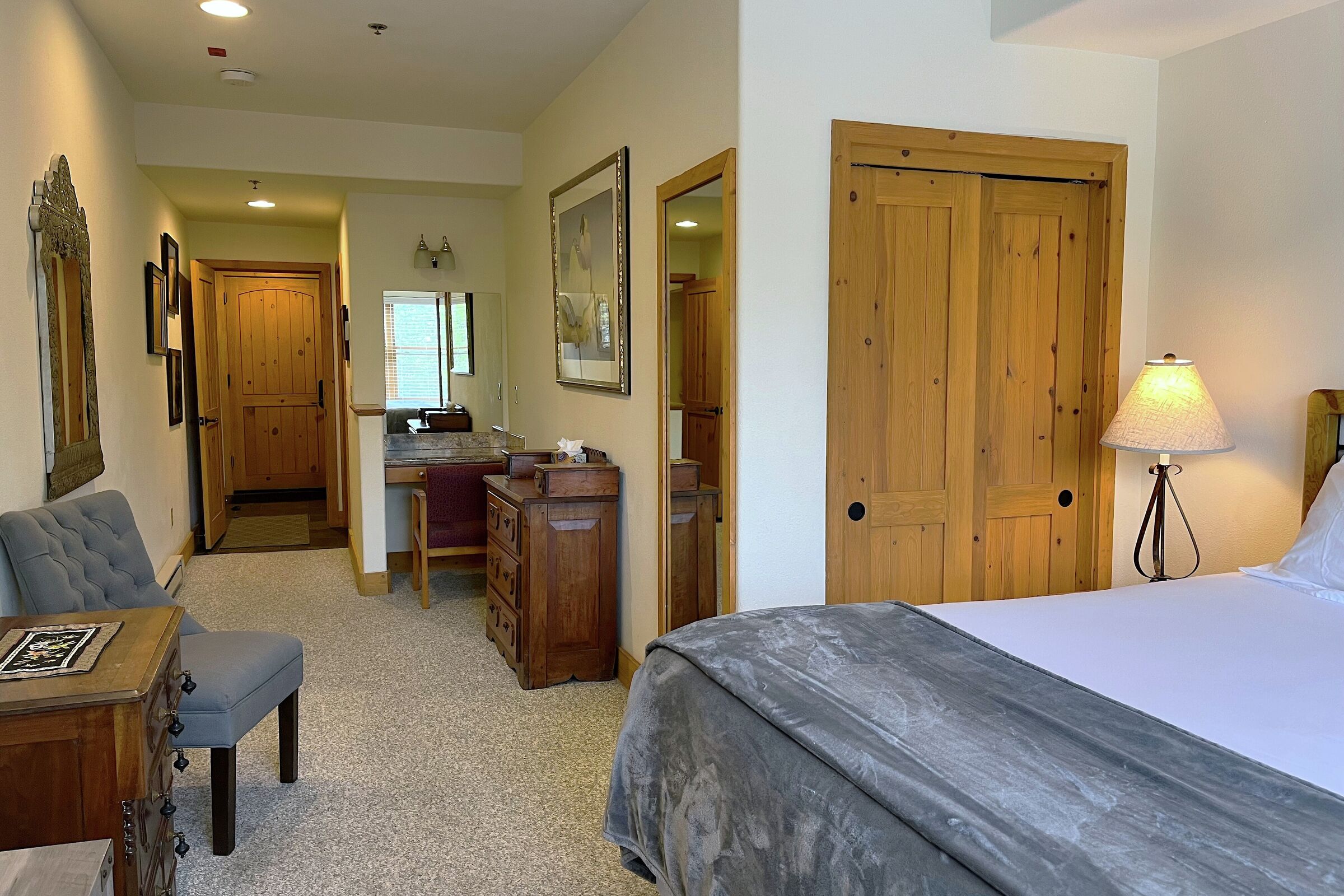 Hotel Room Living Area