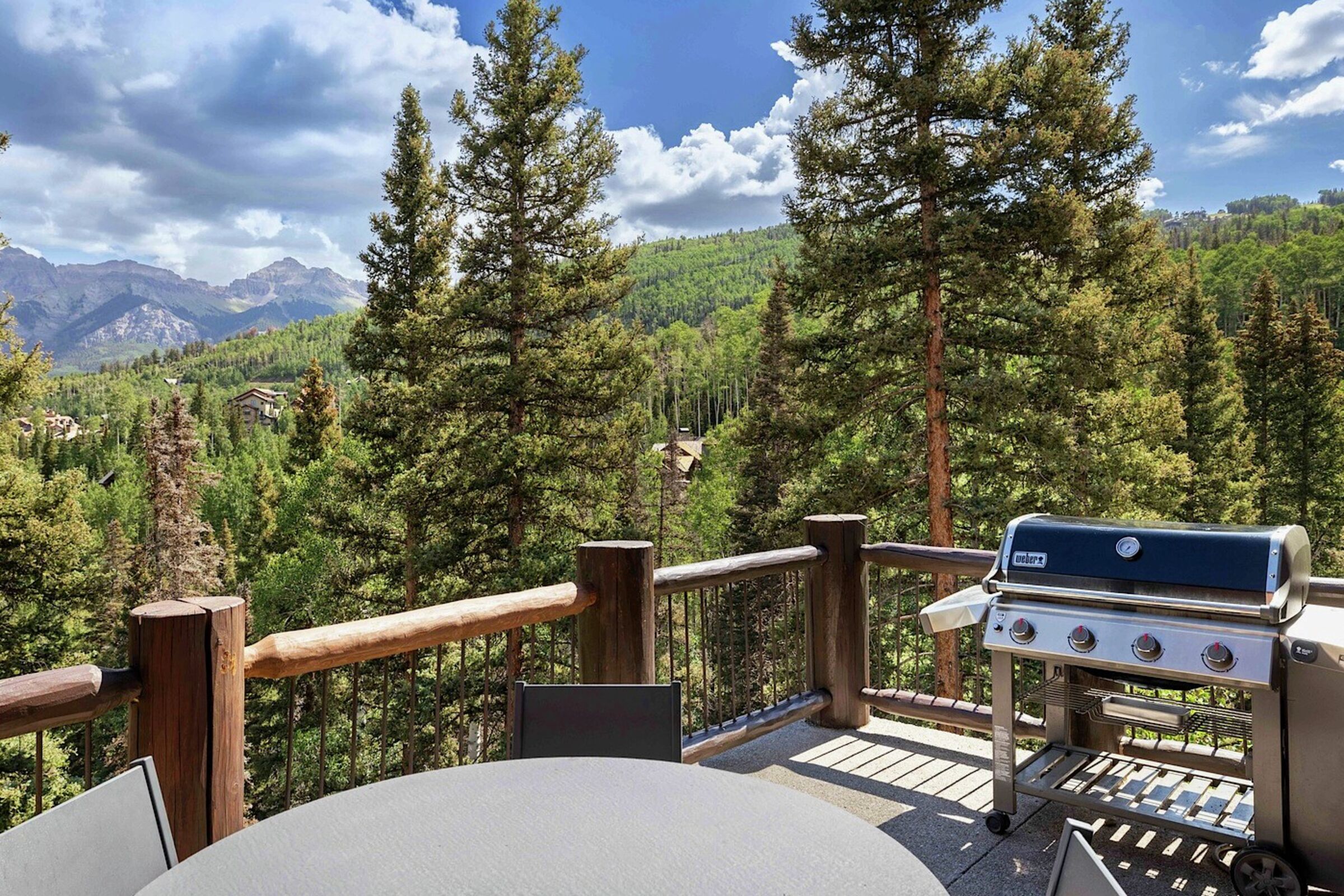 Balcony with BBQ