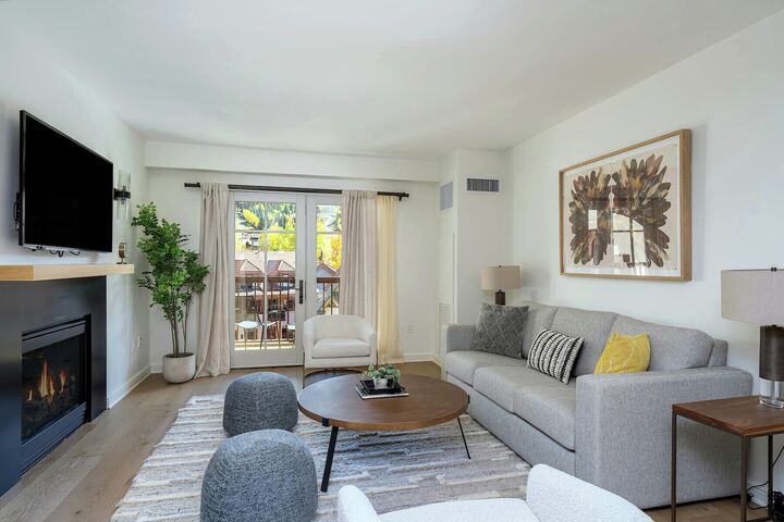 1 Bdrm Suite Mountain View - Living Area