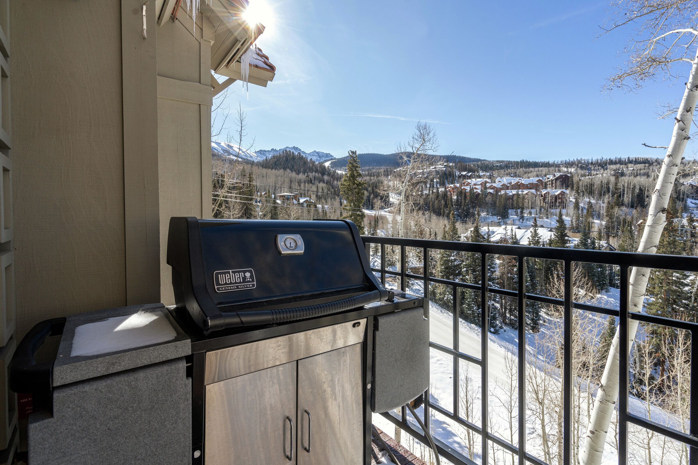 Balcony with BBQ