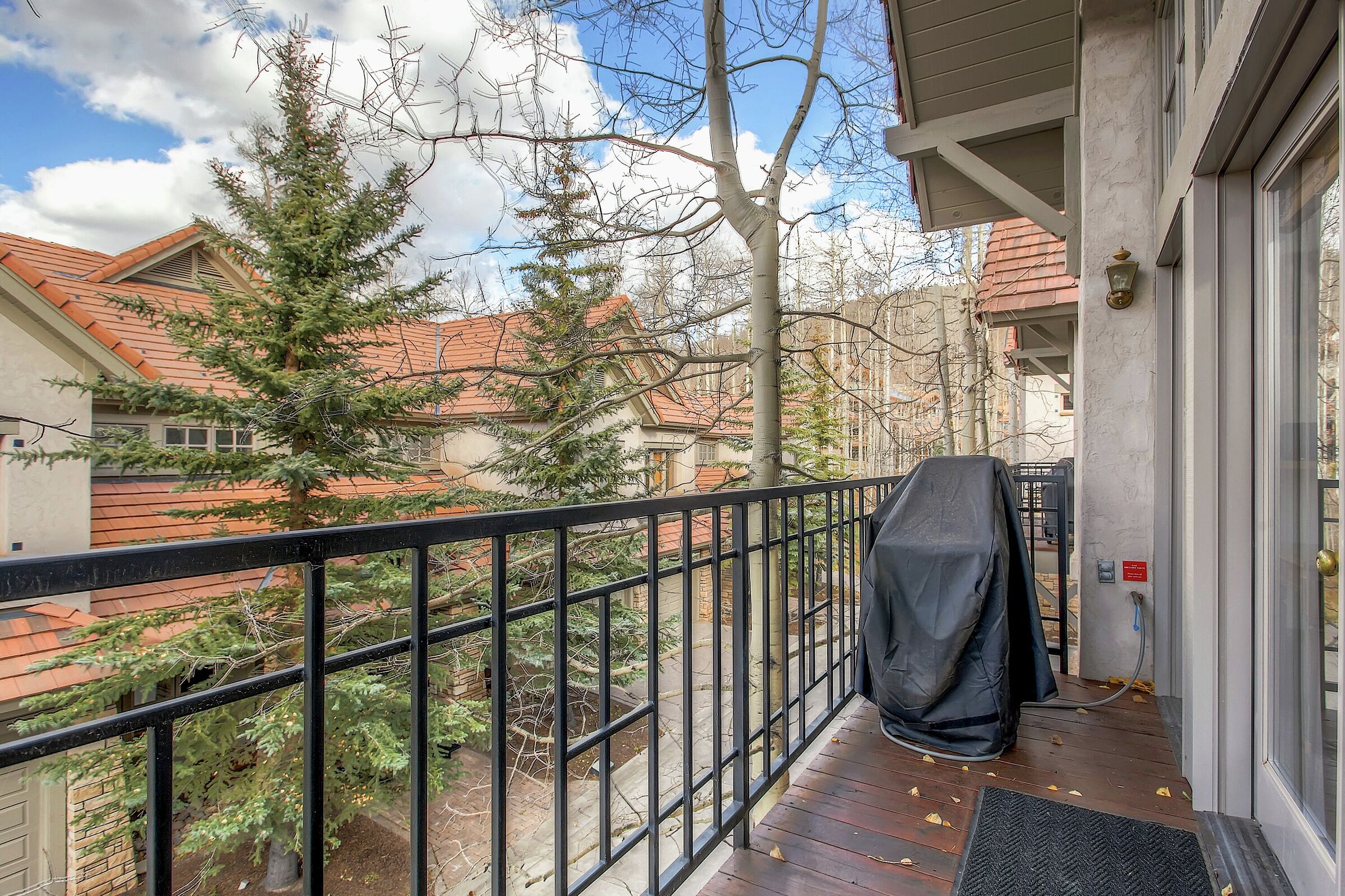 Balcony with BBQ