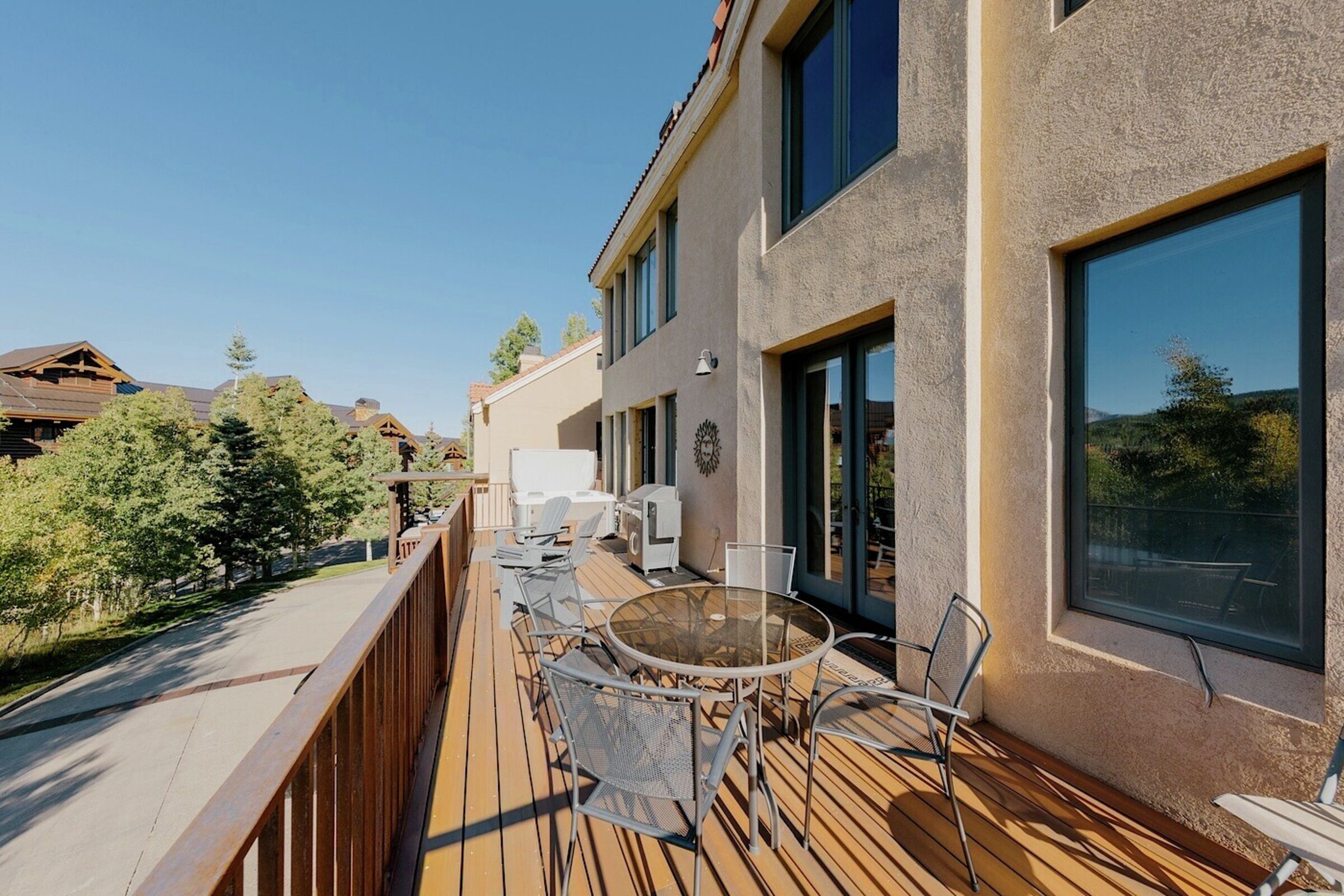 Balcony with BBQ and Hot Tub