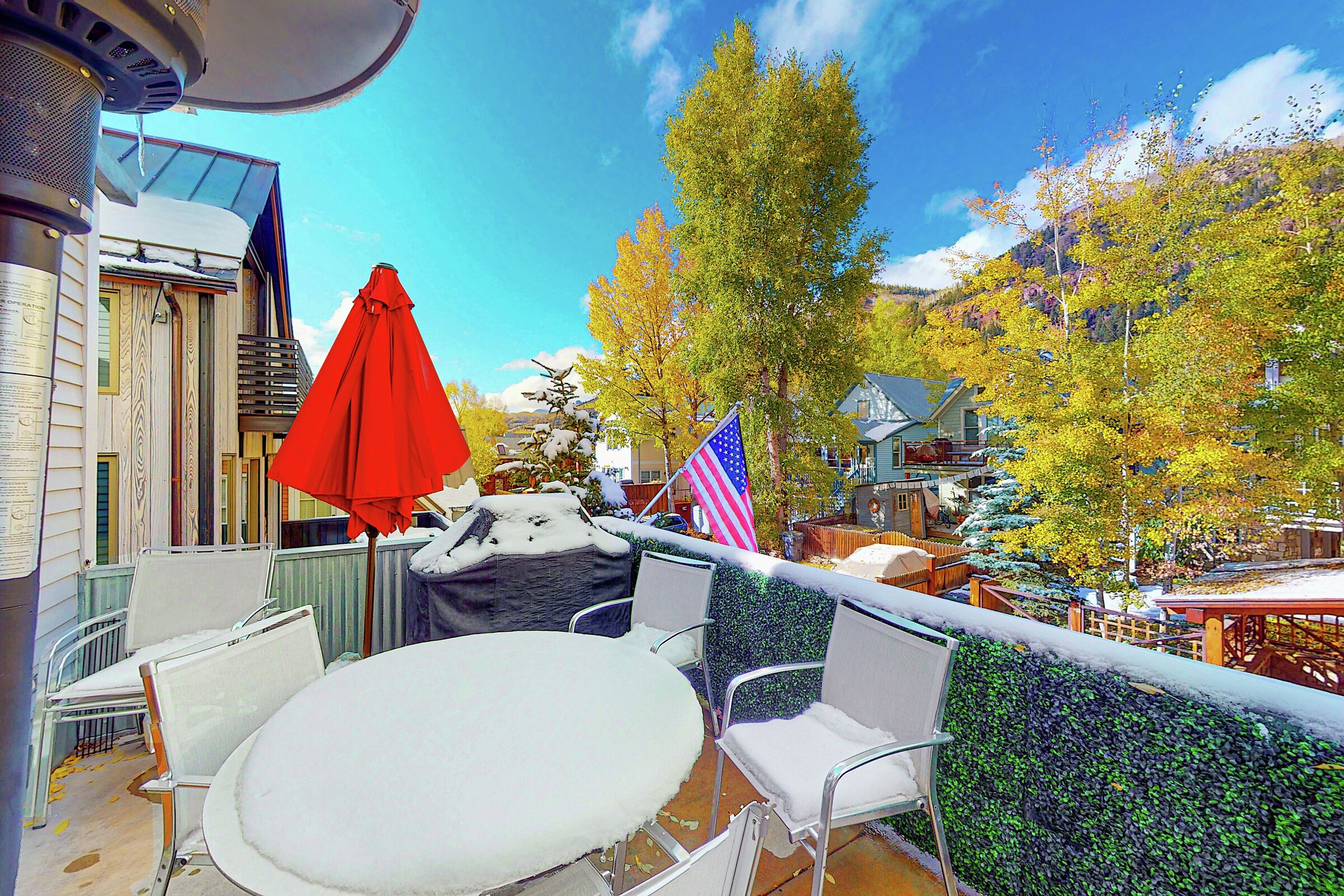 Balcony with BBQ
