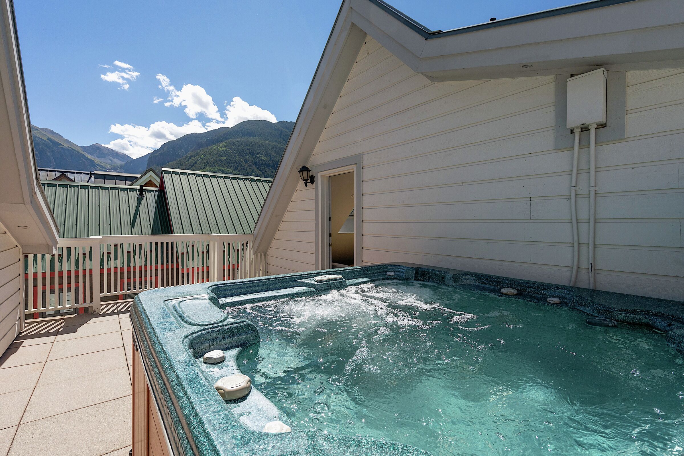 Rooftop Patio with Hot Tub