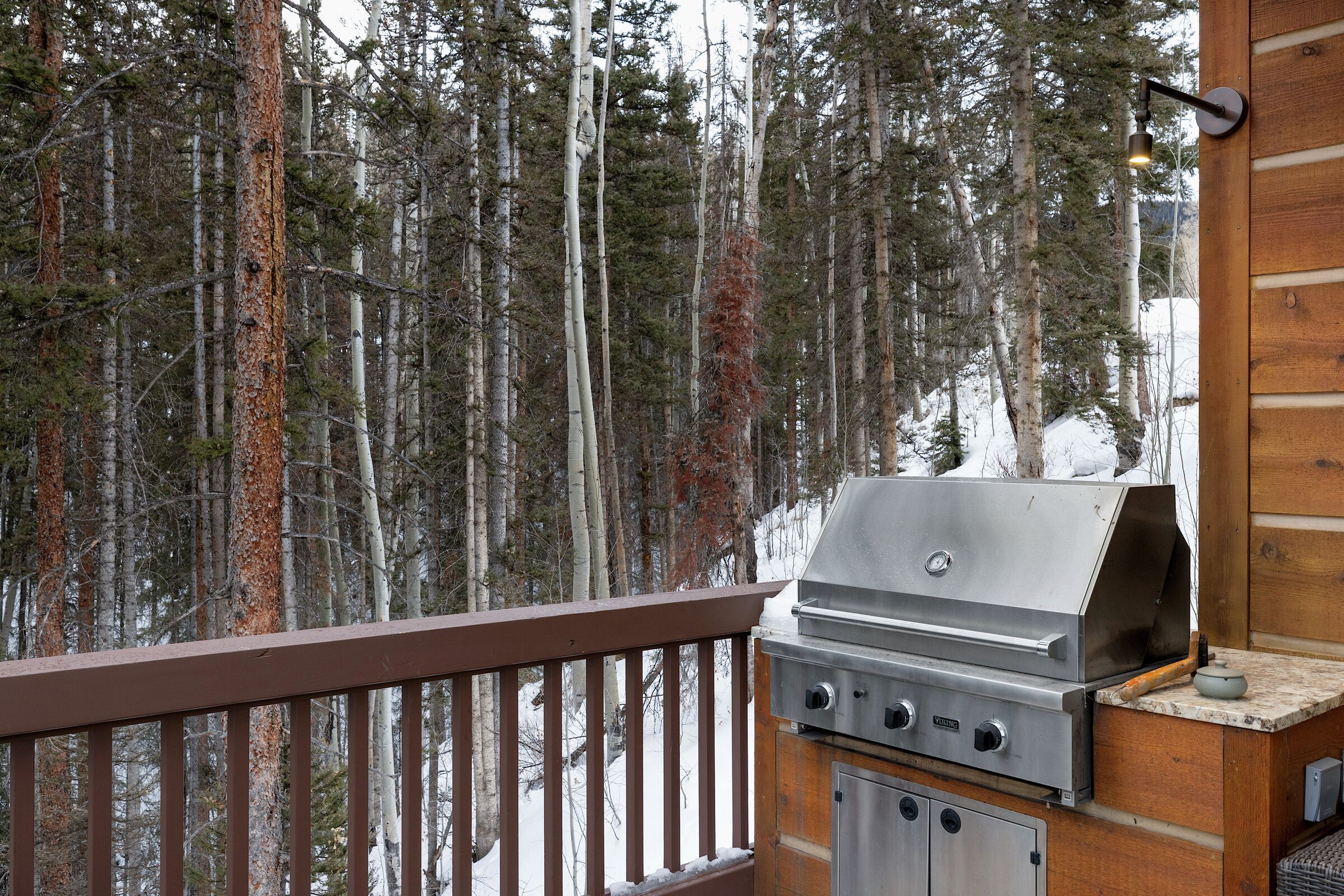 Balcony with BBQ