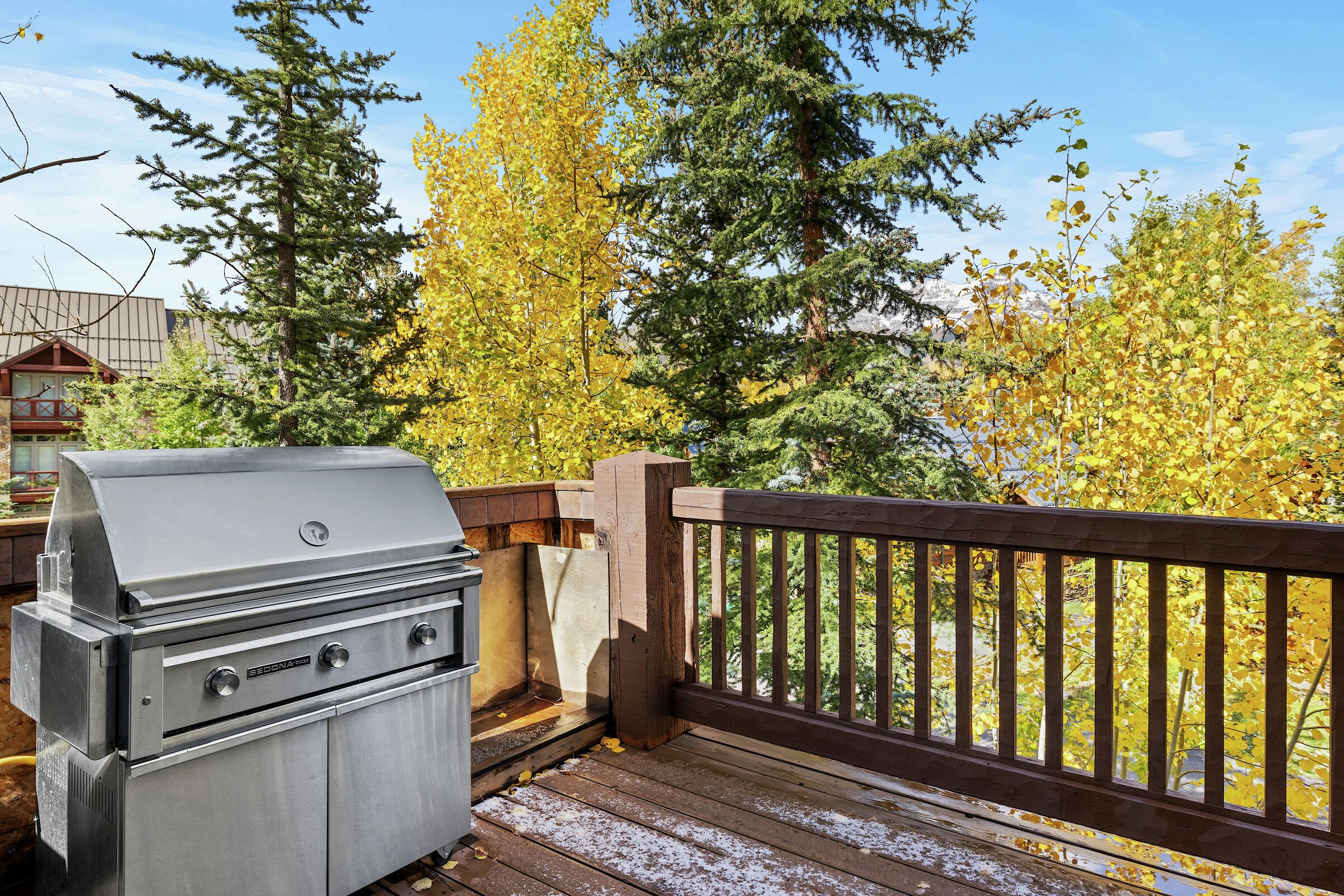 Balcony with BBQ