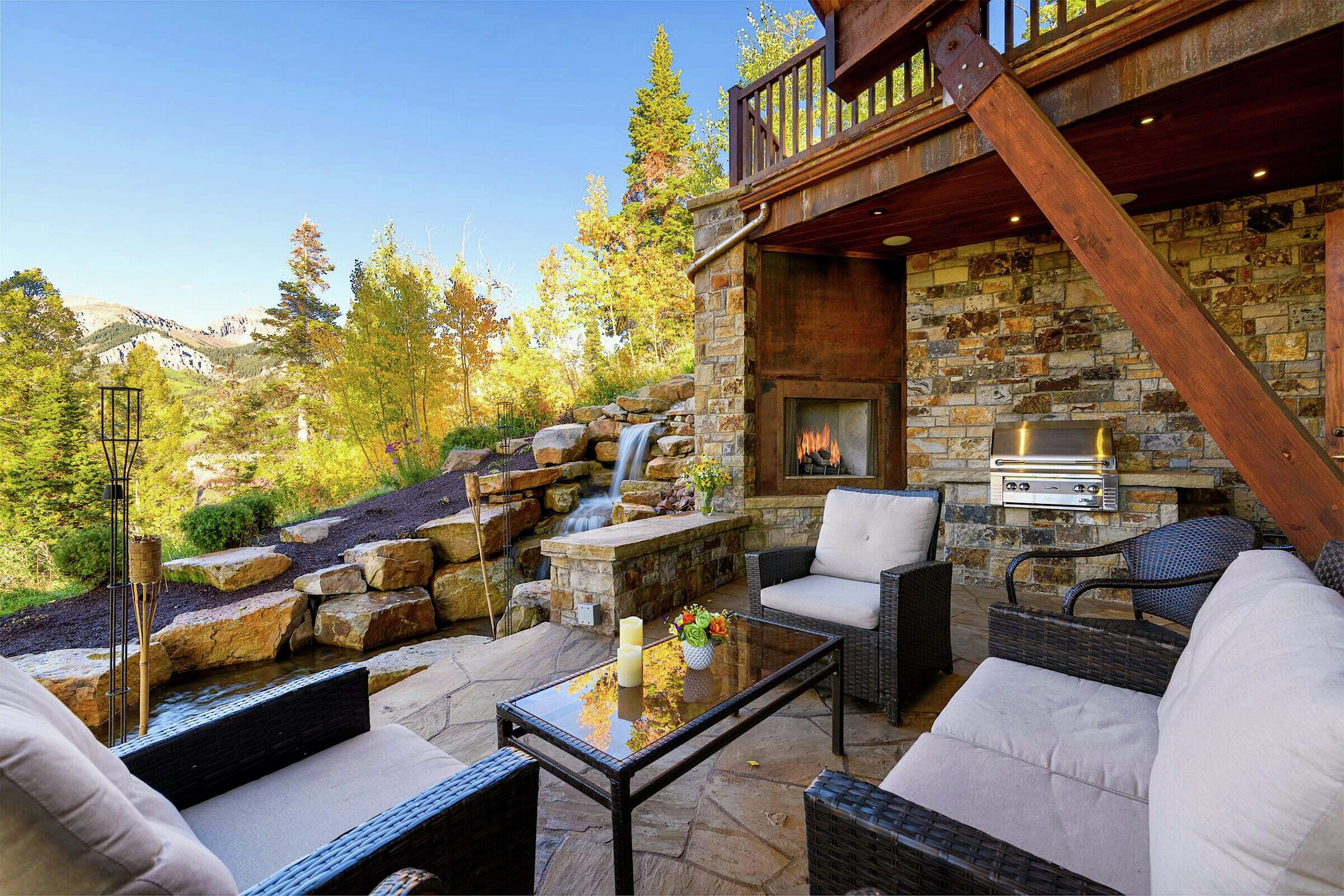 Patio with BBQ