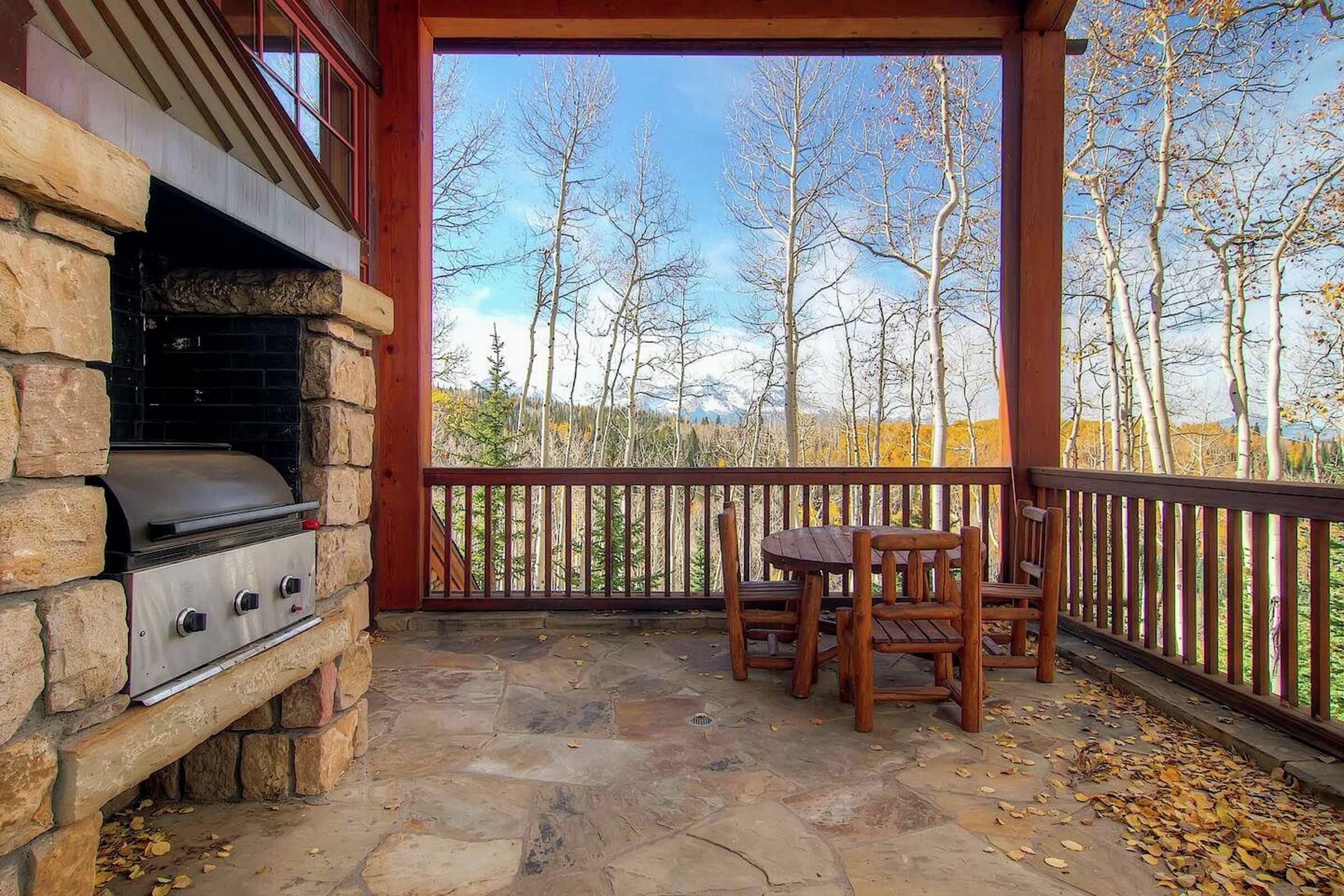 Balcony with BBQ