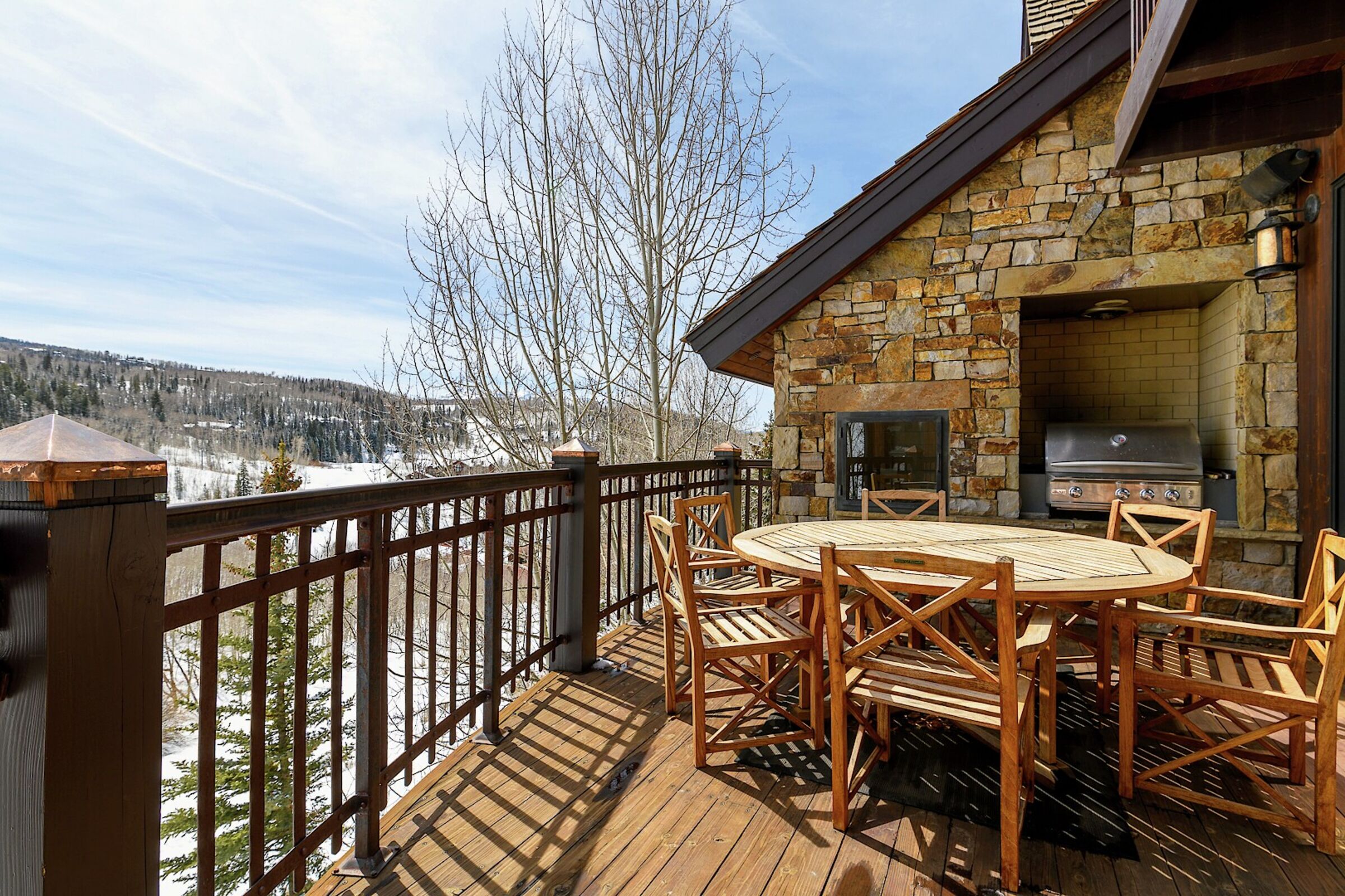 Balcony with BBQ