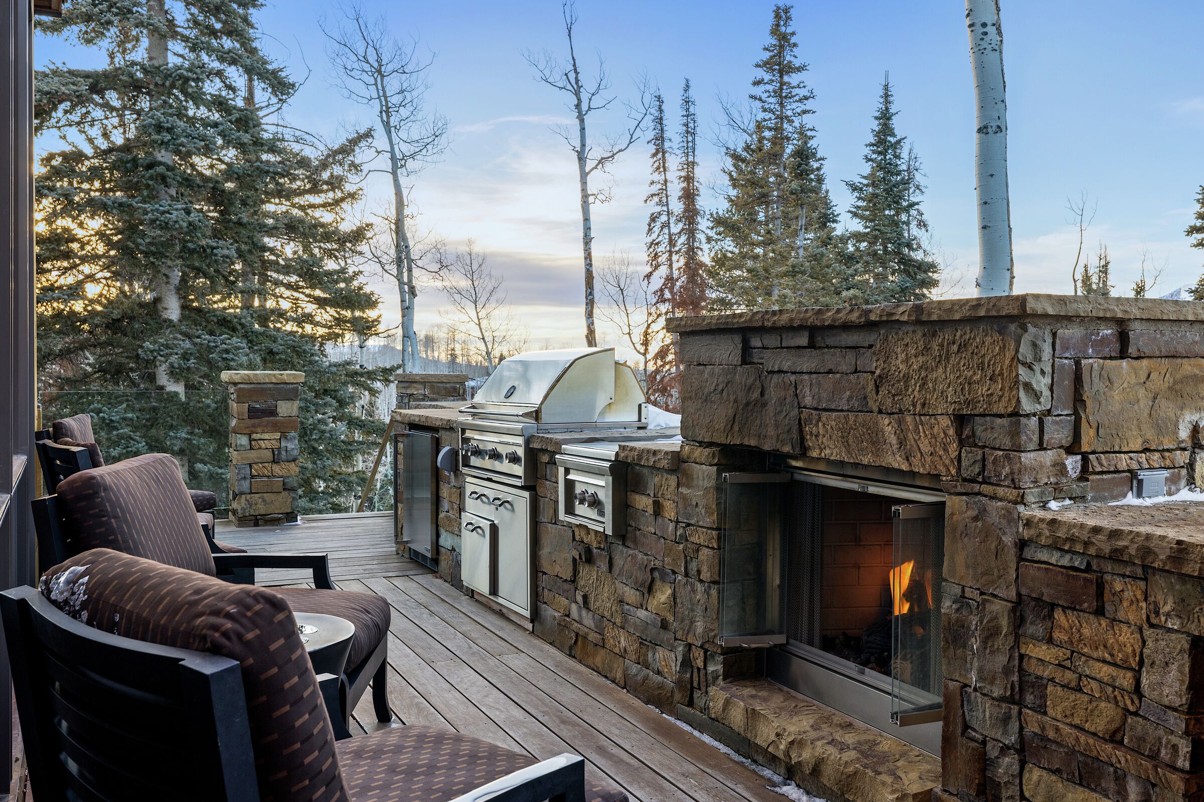 Balcony with BBQ