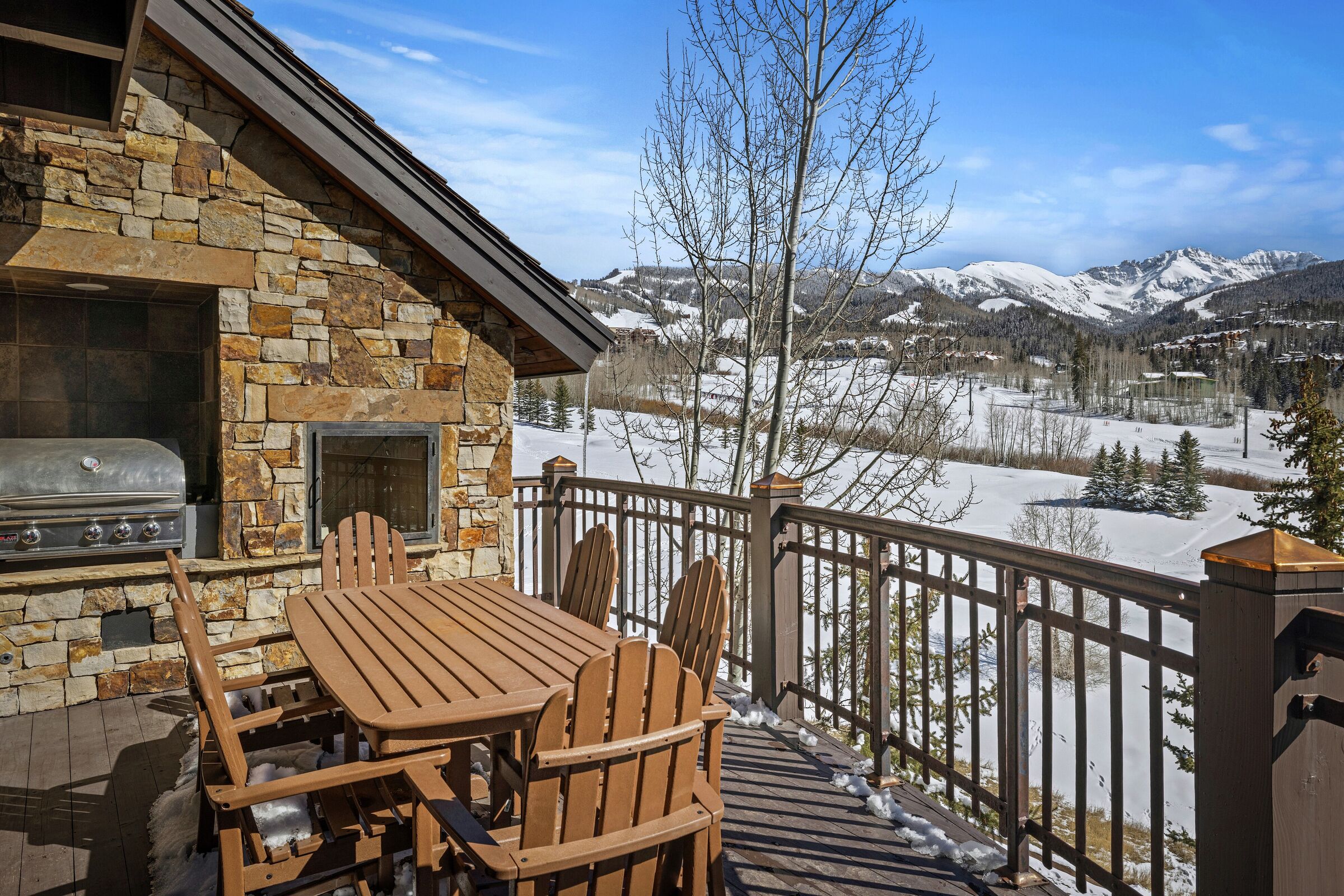 Balcony with BBQ