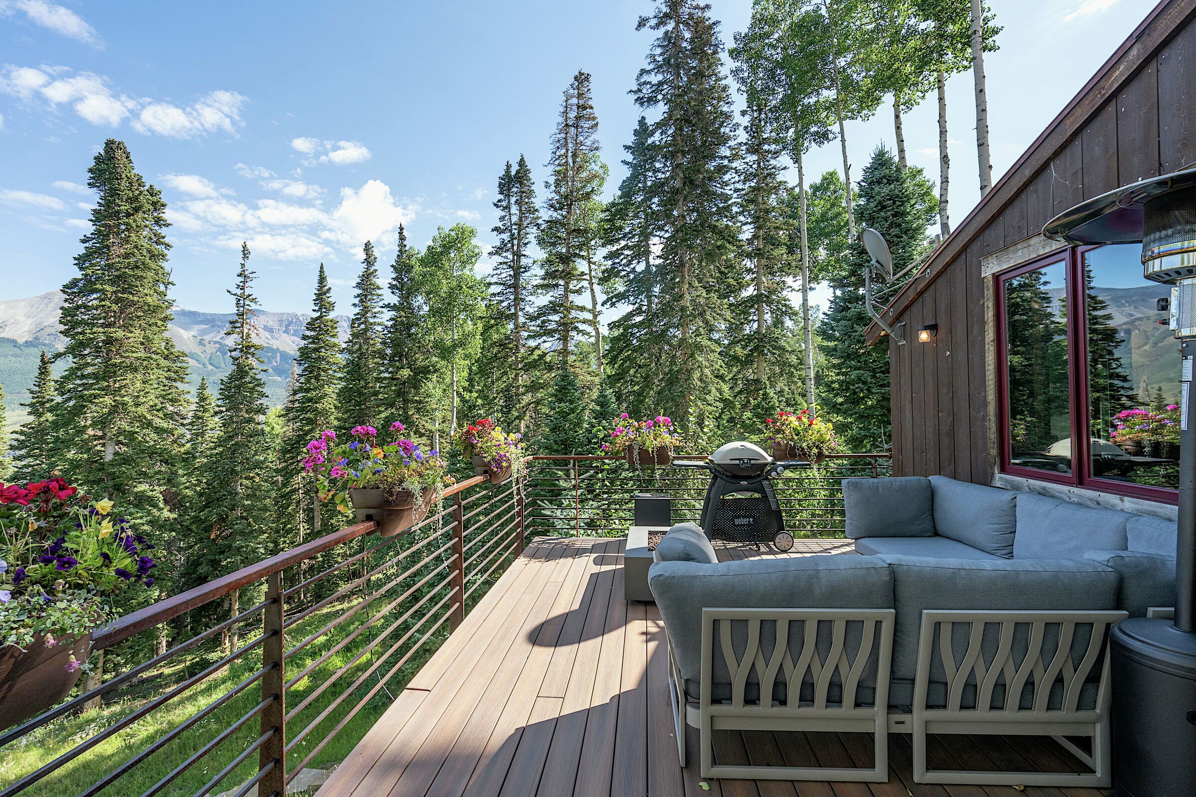 Balcony with BBQ