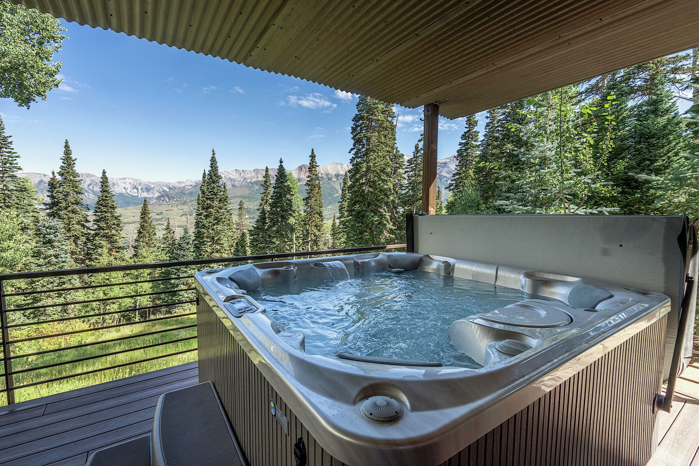 Deck with Hot Tub