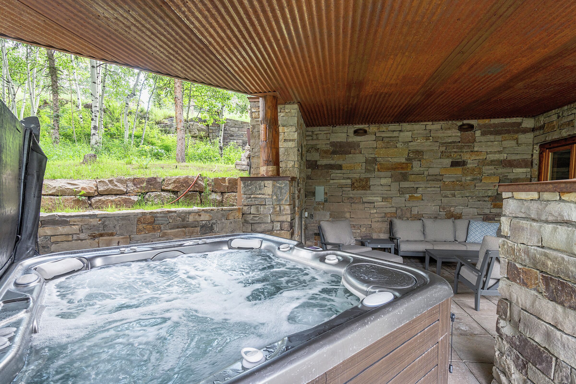 Patio with Hot Tub