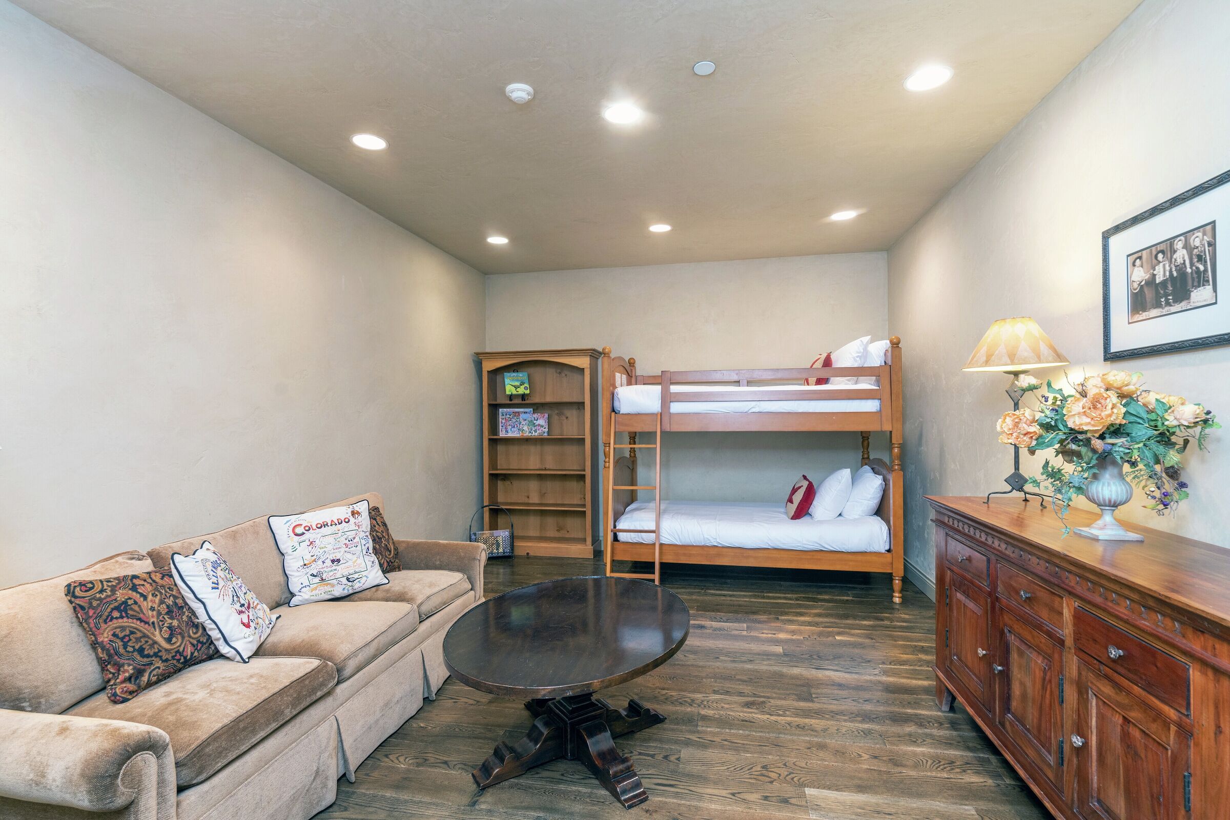 Den with Bunk Beds
