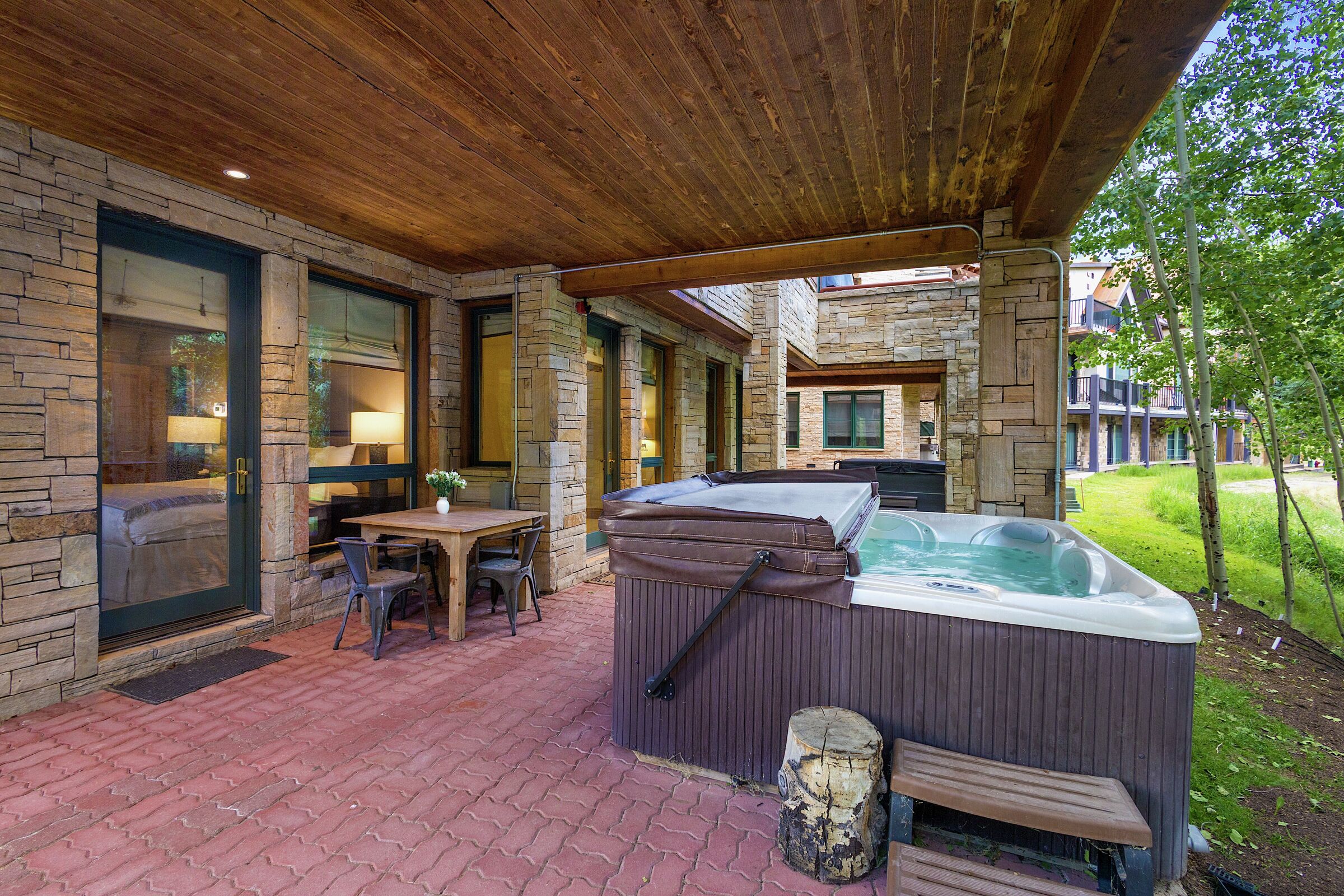 Patio with Hot Tub