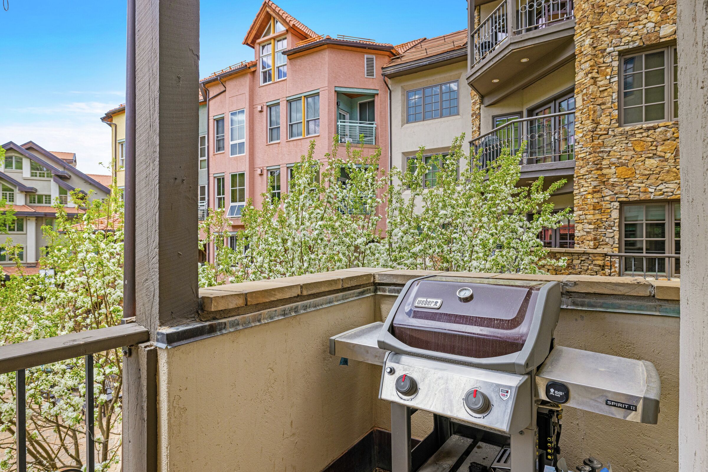 Balcony with BBQ