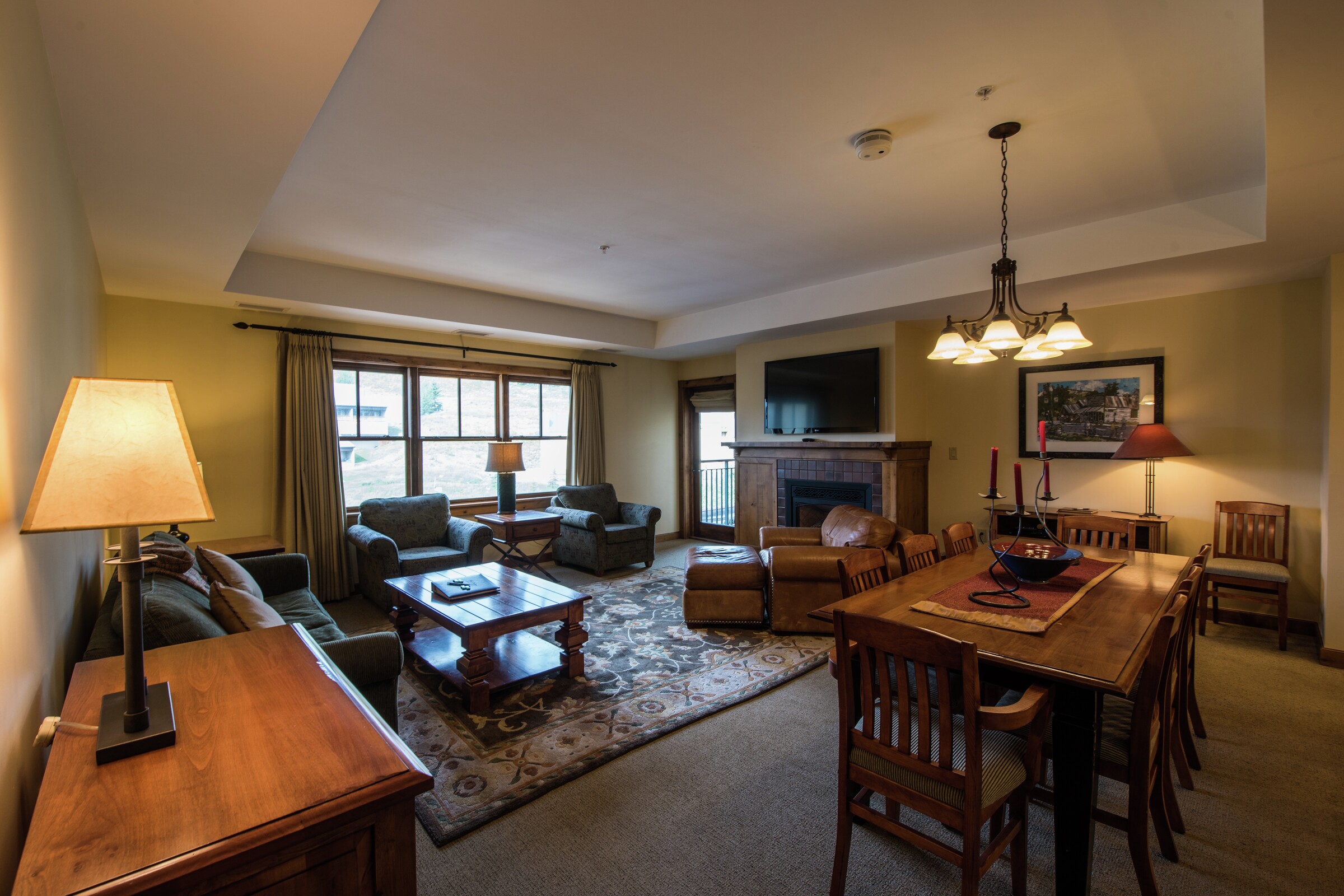 Three Bedroom Three Bath Living Room & Dining Room