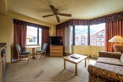 Corner King Suite Living Area