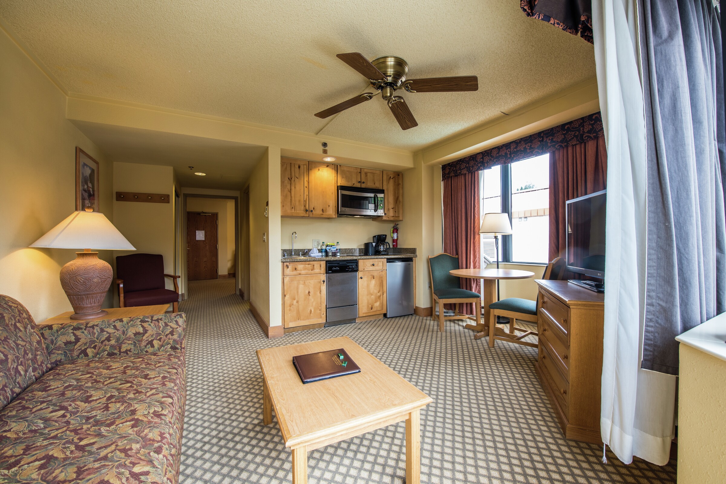 Corner King Suite Living Area