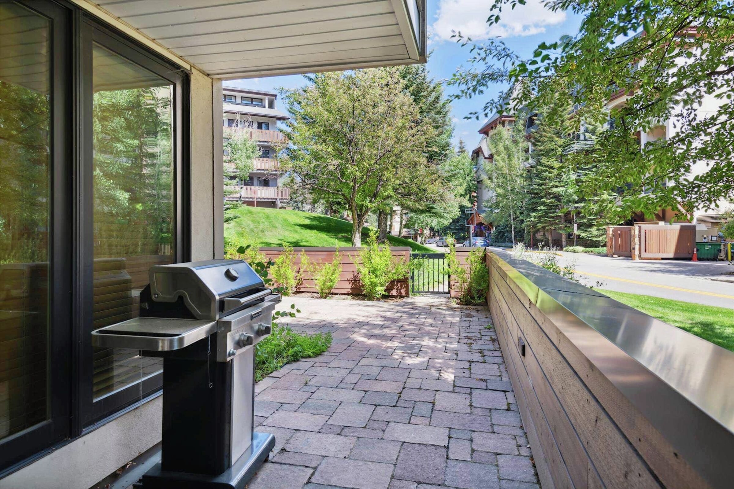 Patio with BBQ