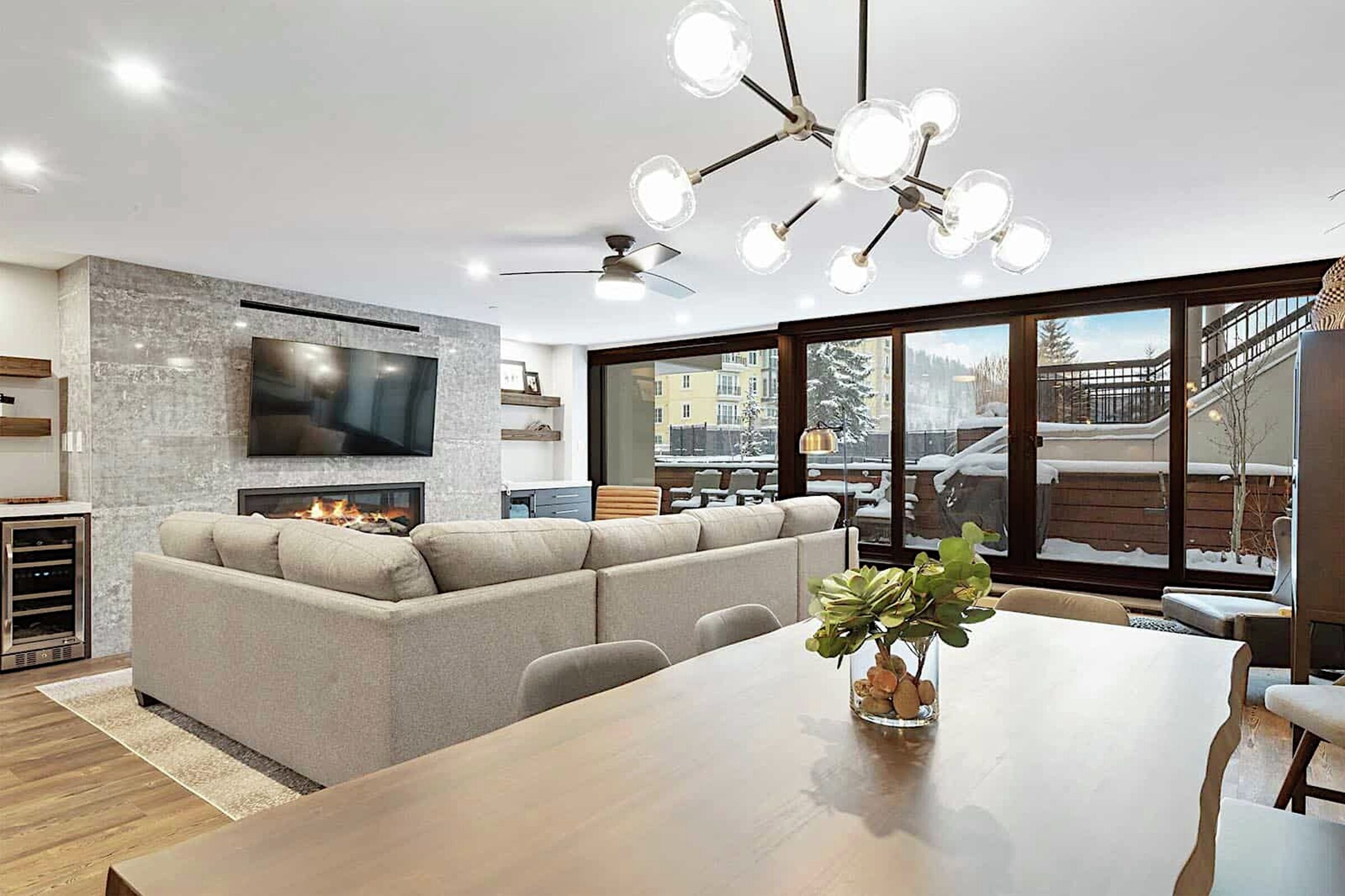 Dining Room & Living Room