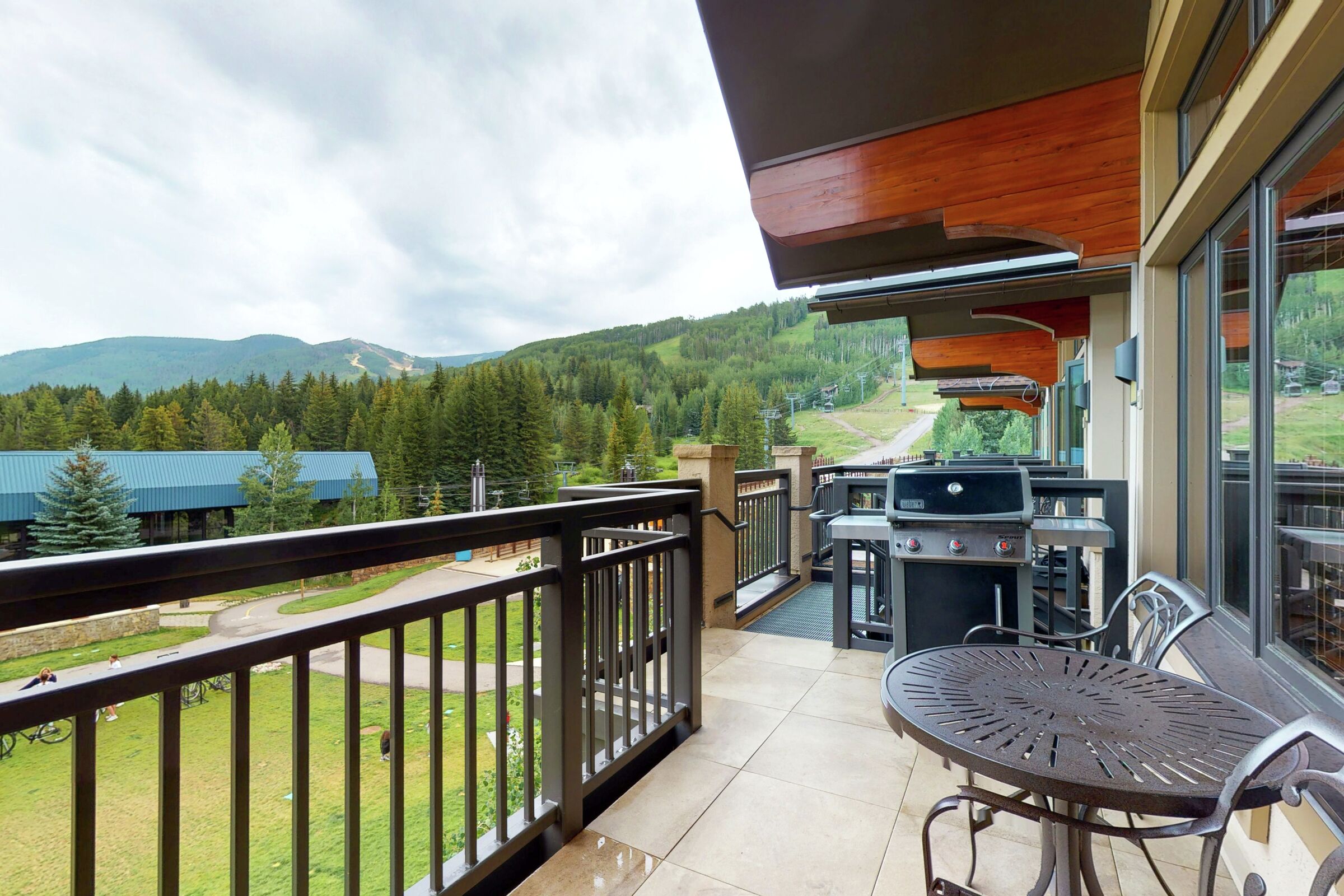 Balcony with BBQ