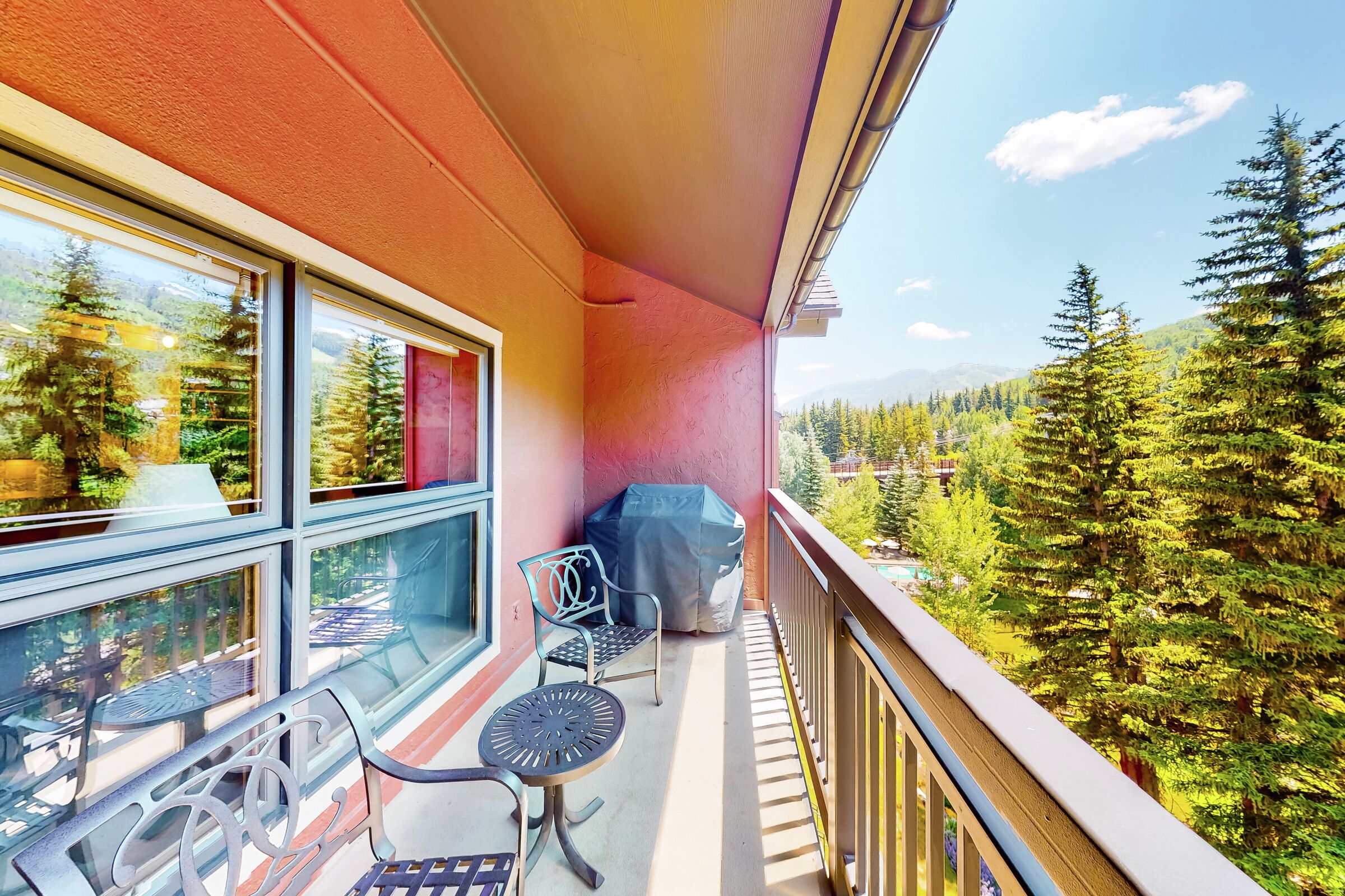 Balcony with BBQ