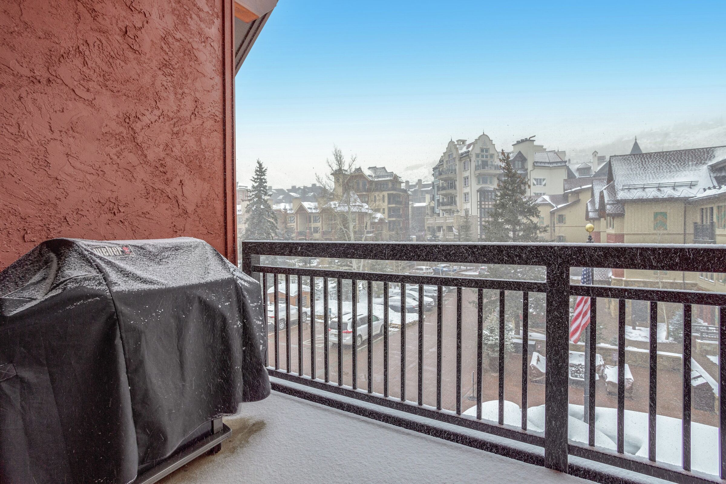 Balcony with BBQ