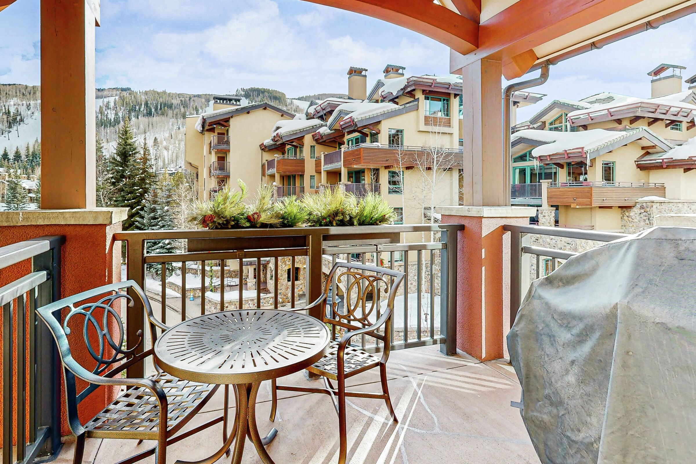 Balcony with BBQ