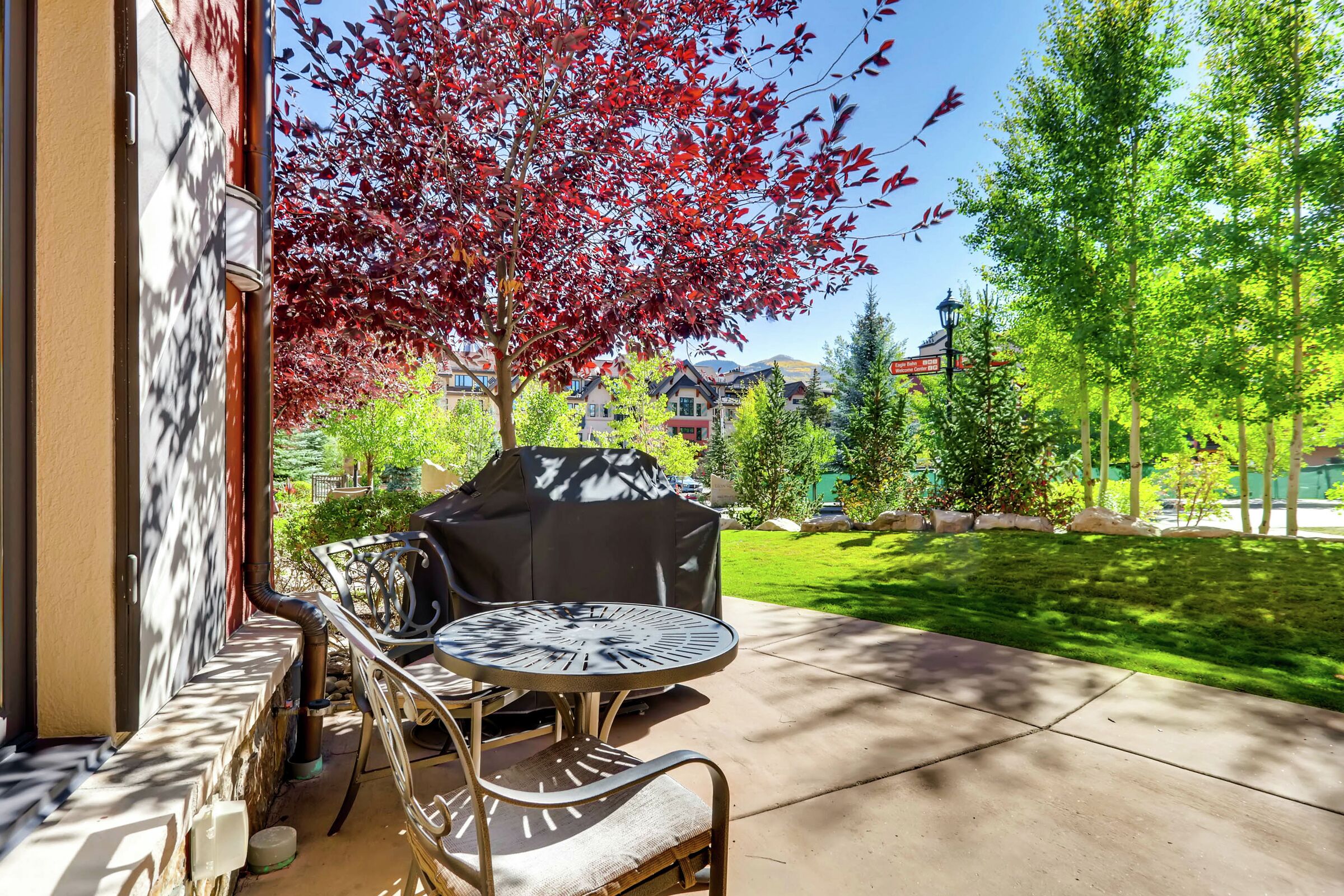 Patio with BBQ
