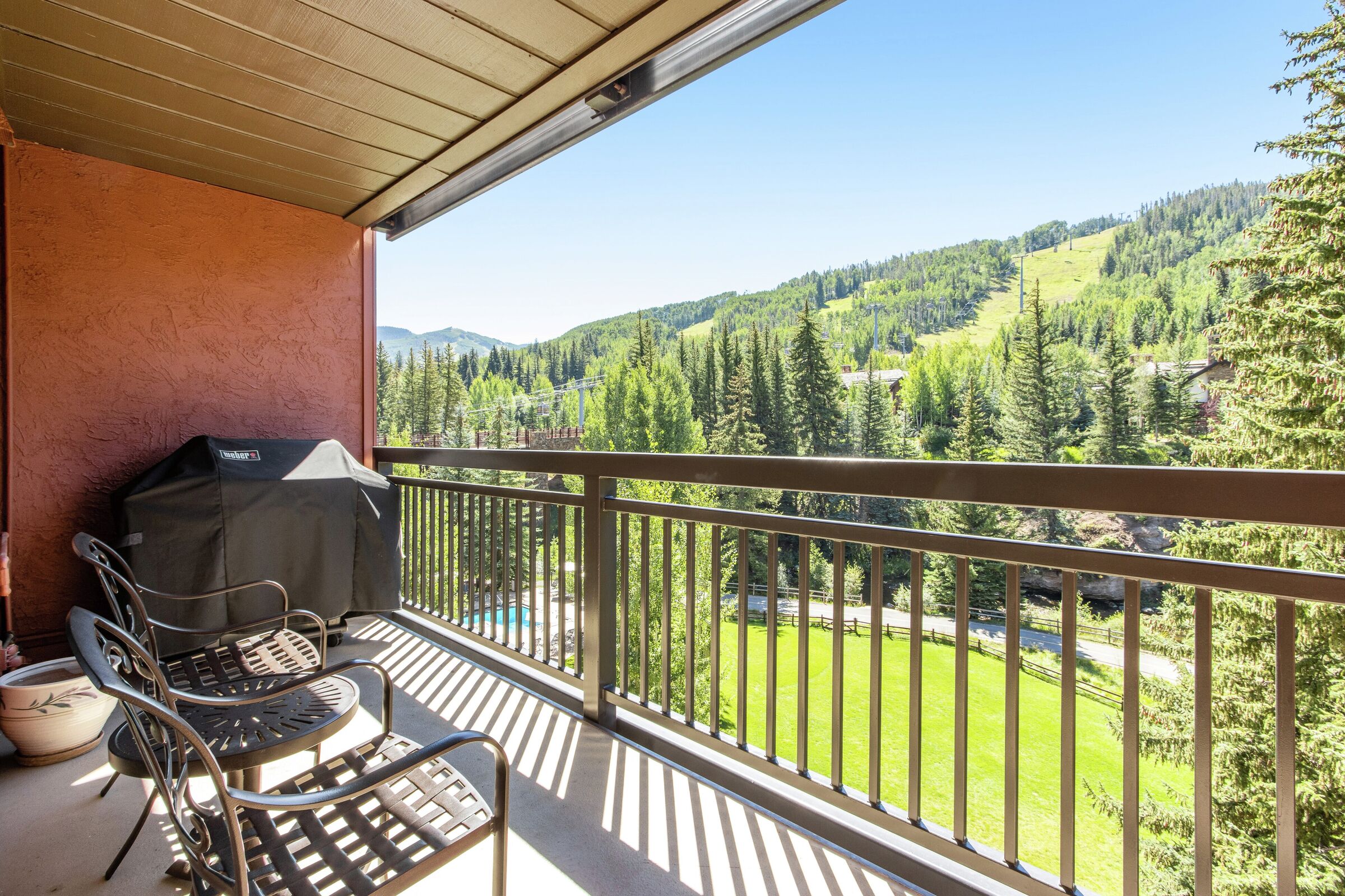 Balcony with BBQ