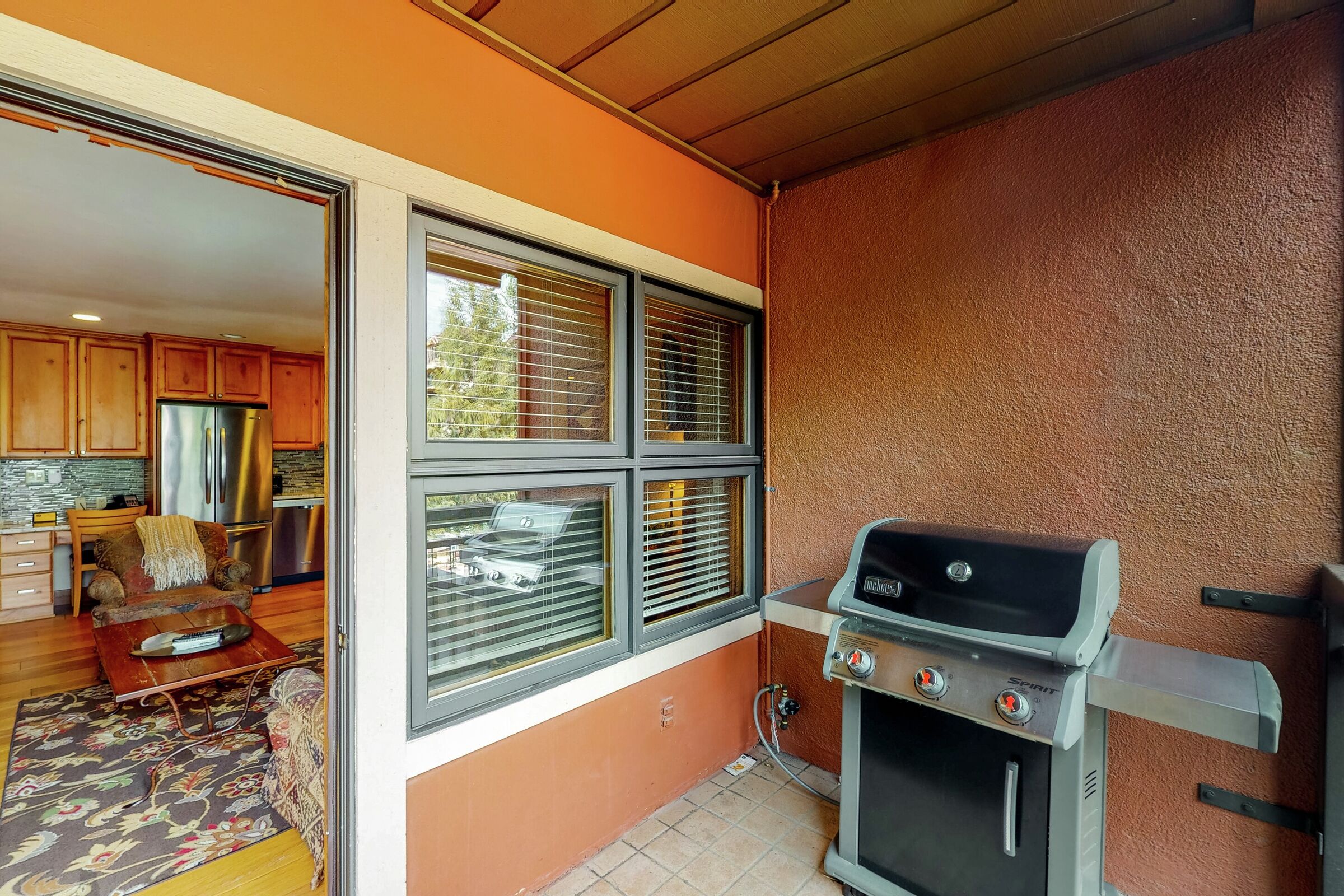 Balcony with BBQ