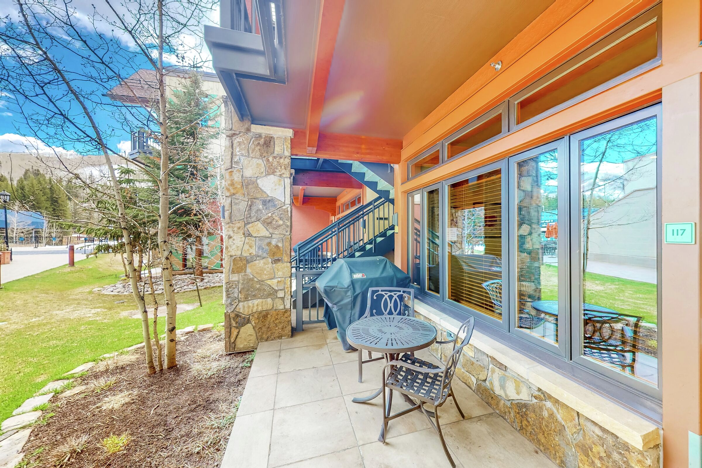 Patio with BBQ