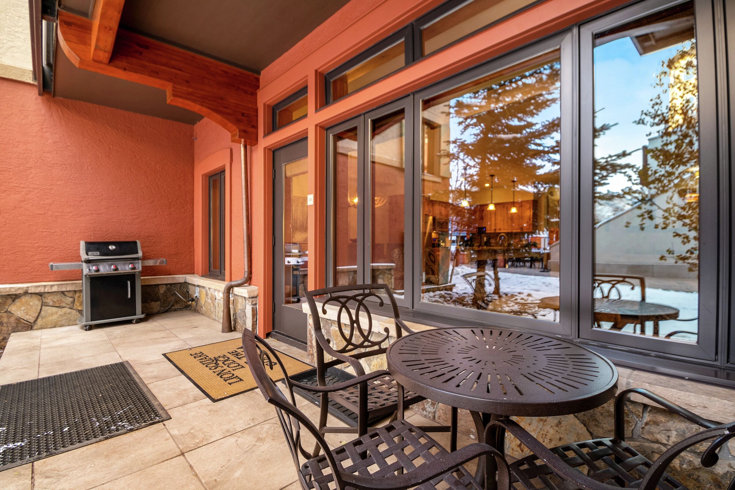 Patio with BBQ