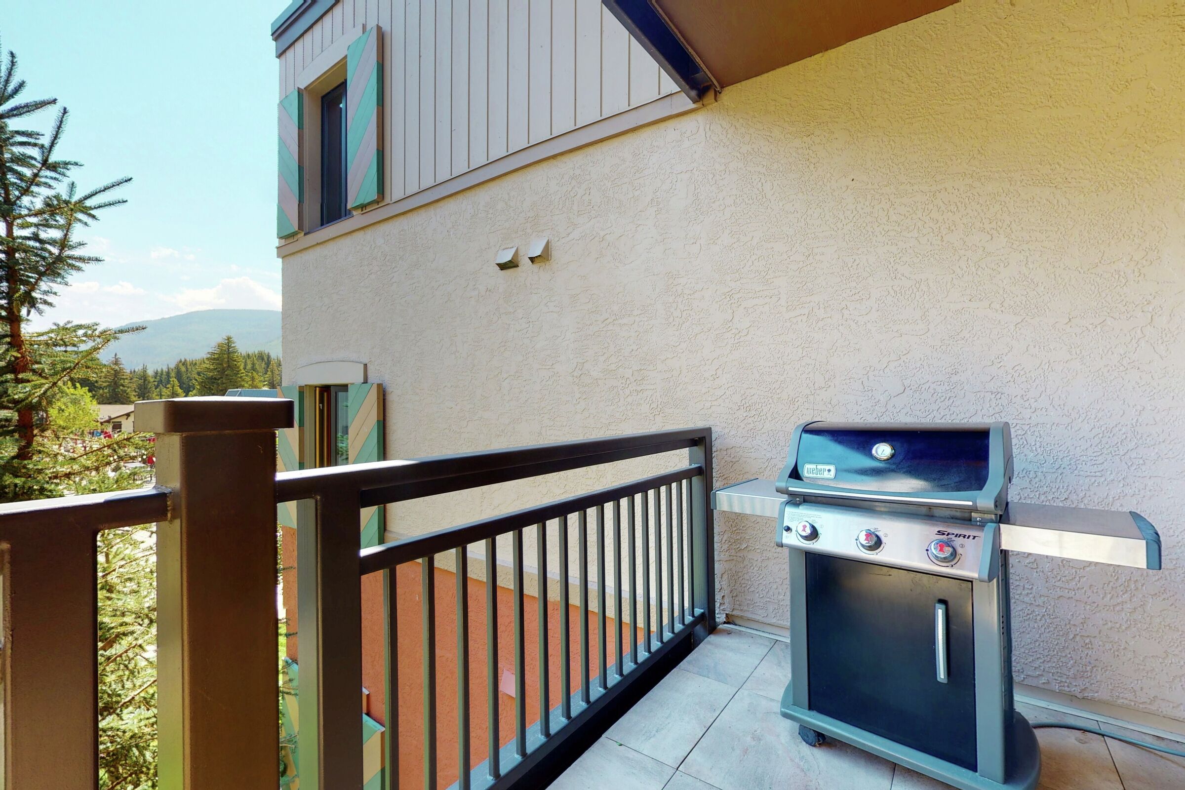 Balcony with BBQ