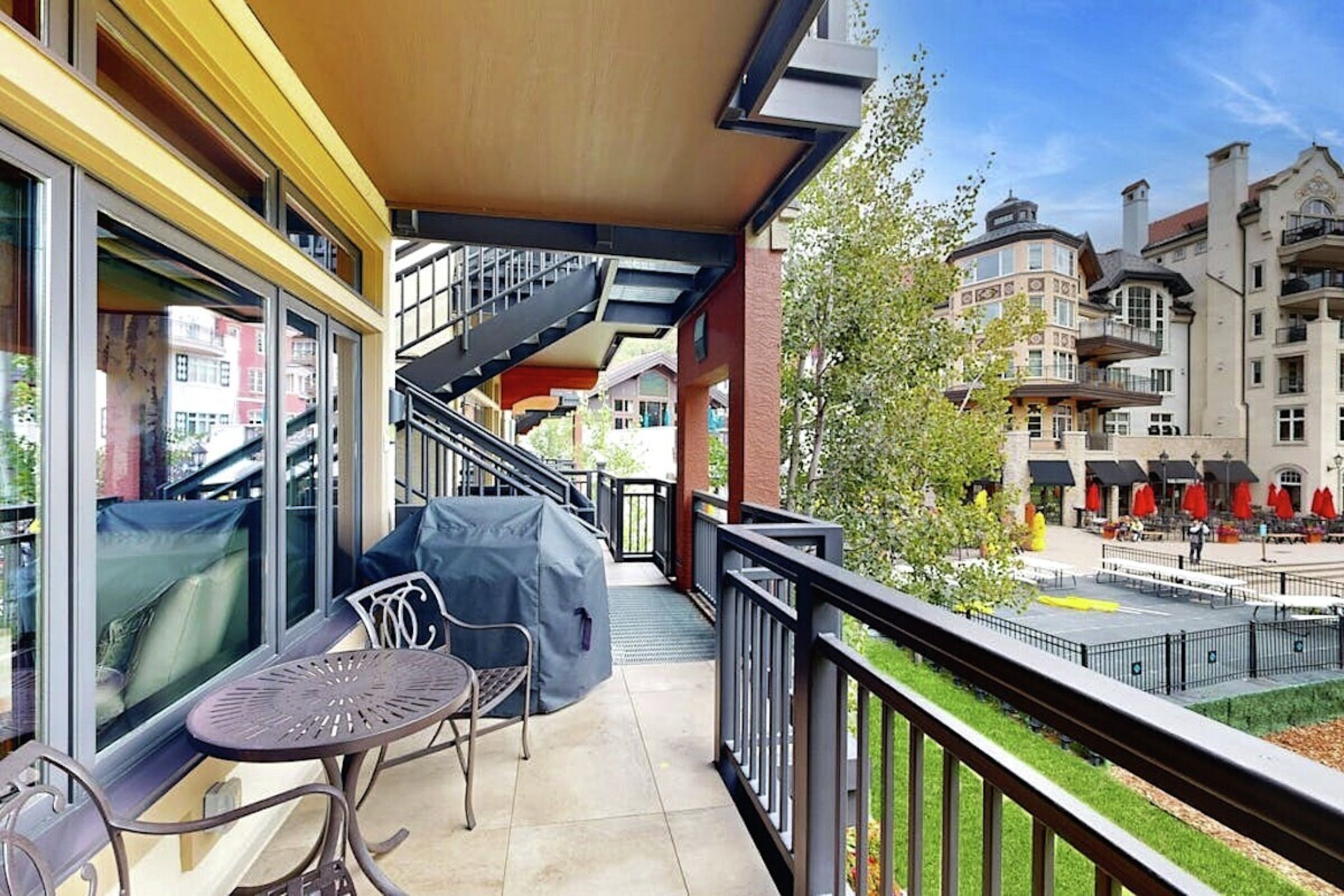 Balcony with BBQ
