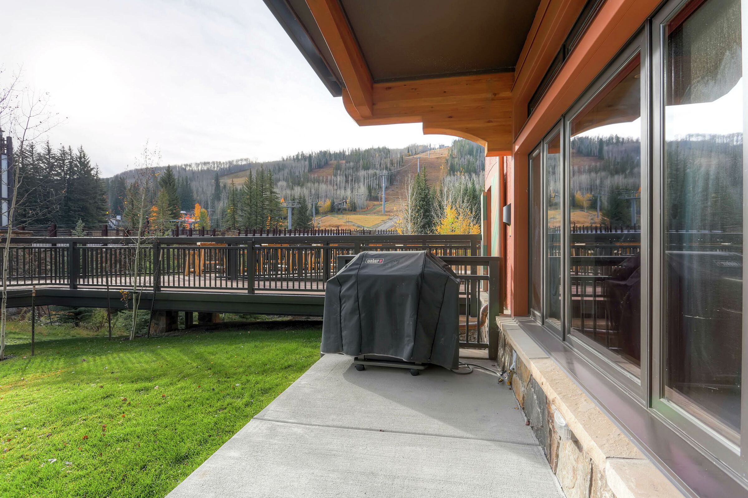 Patio with BBQ
