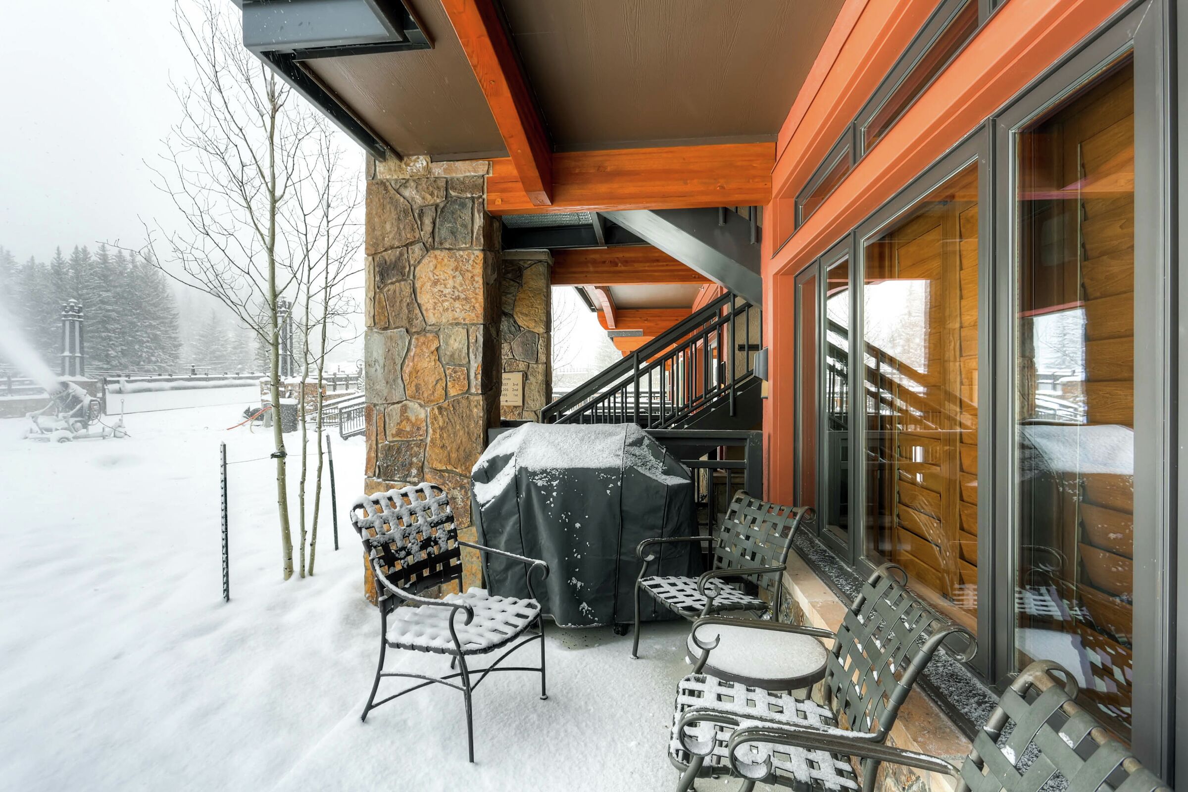 Patio with BBQ