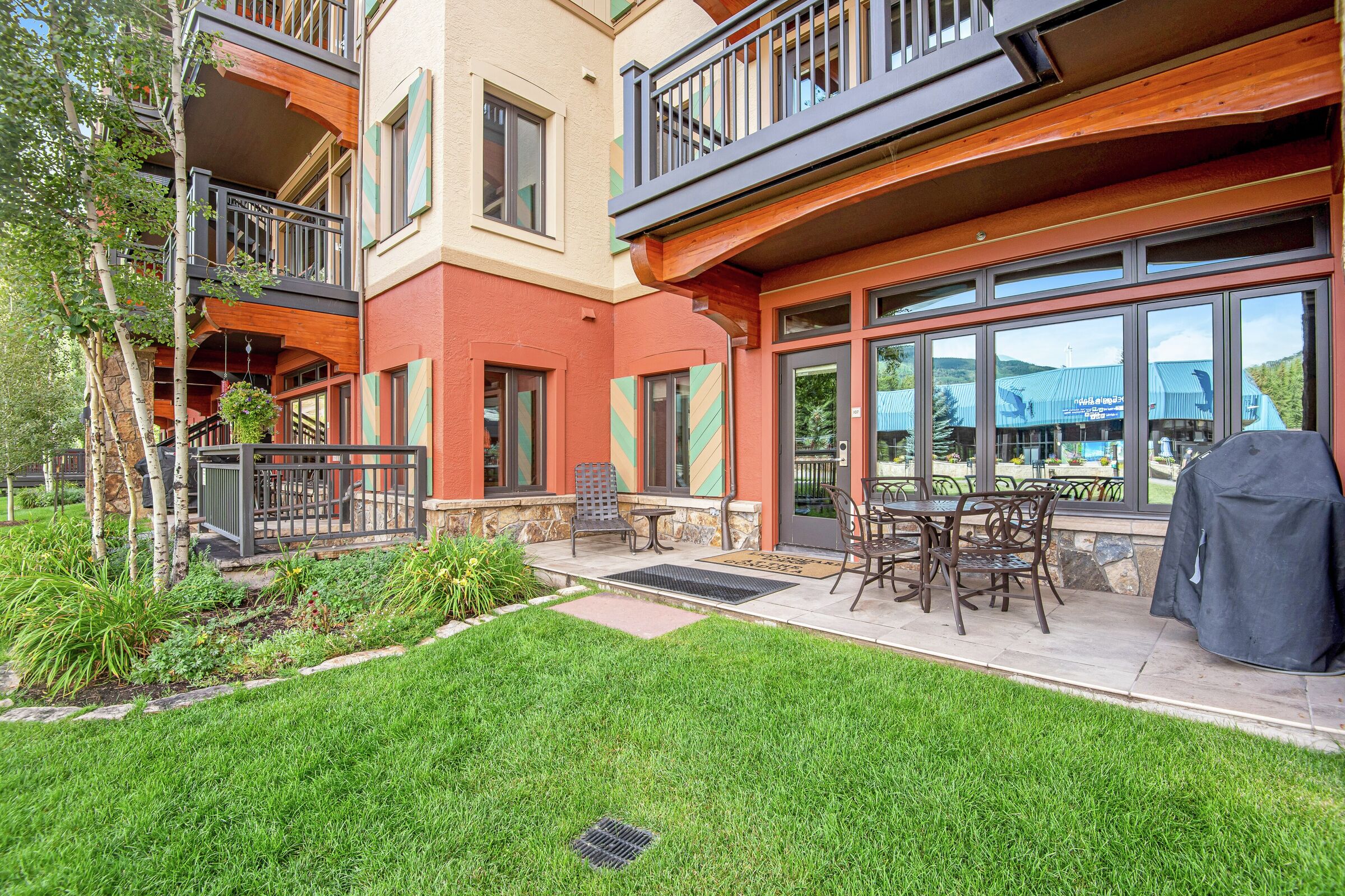 Patio with BBQ