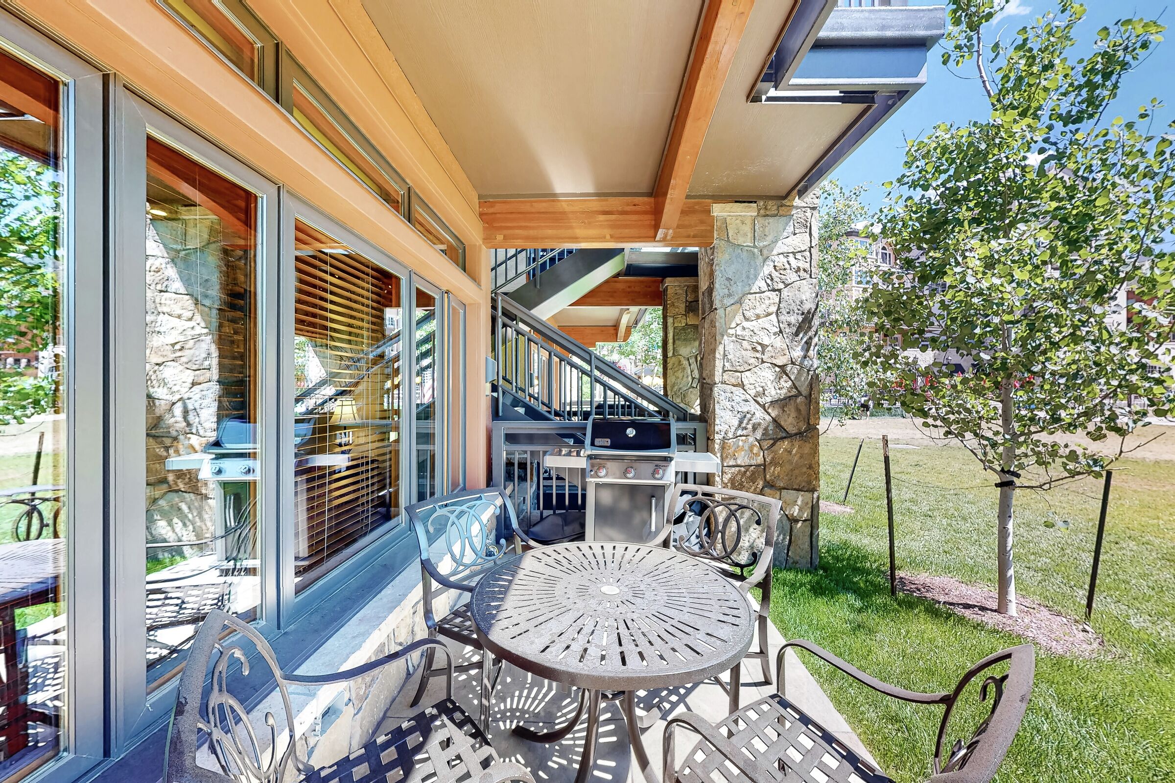 Patio with BBQ