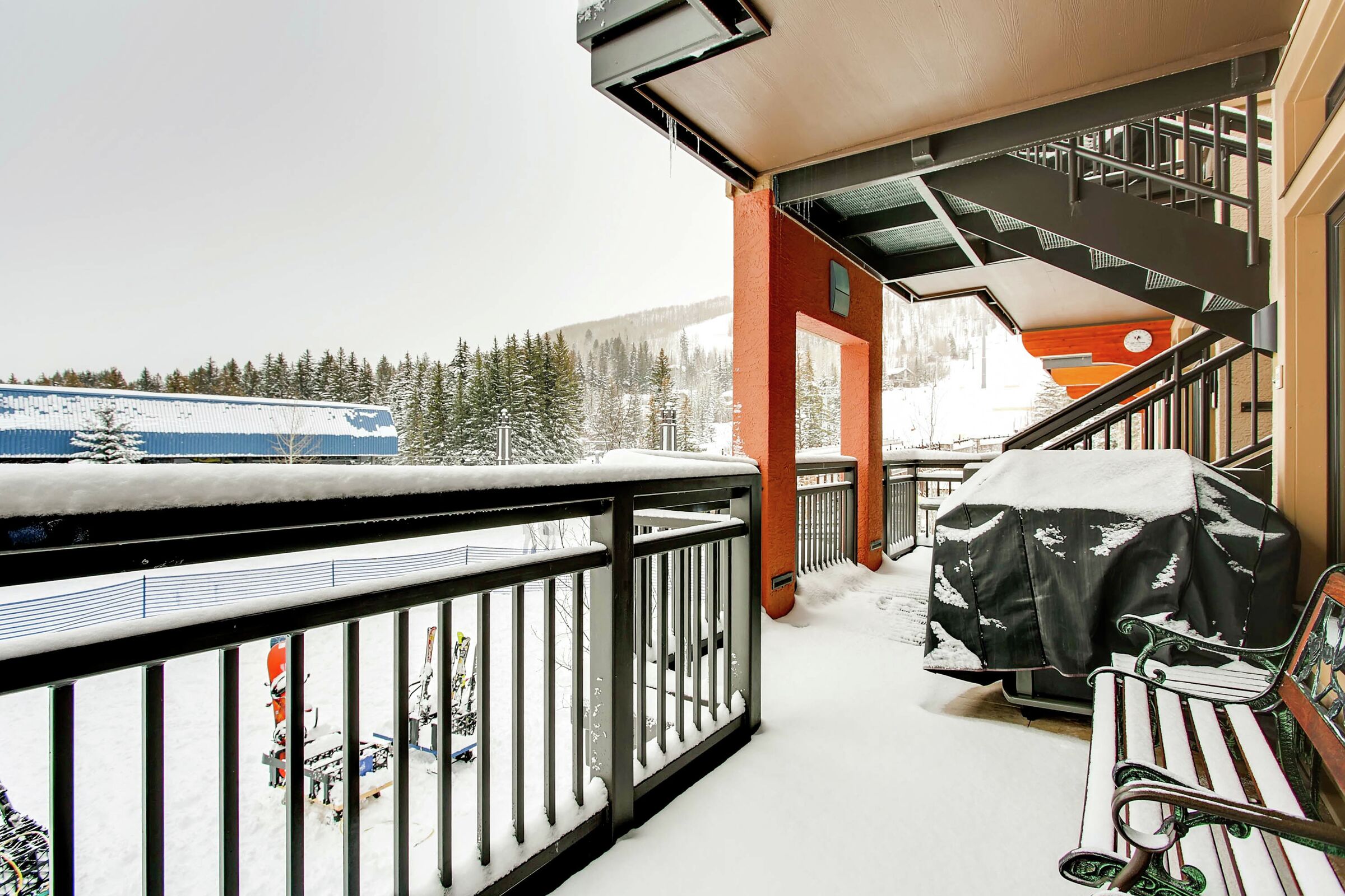Balcony with BBQ
