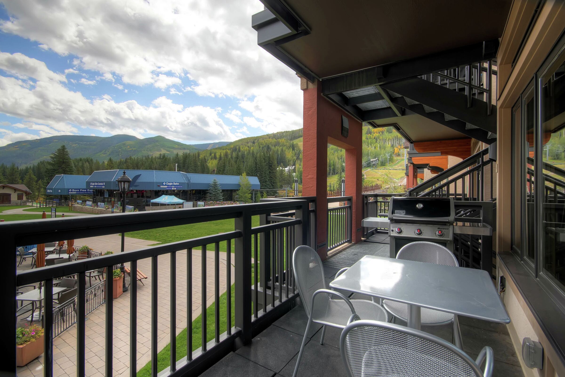 Balcony with BBQ