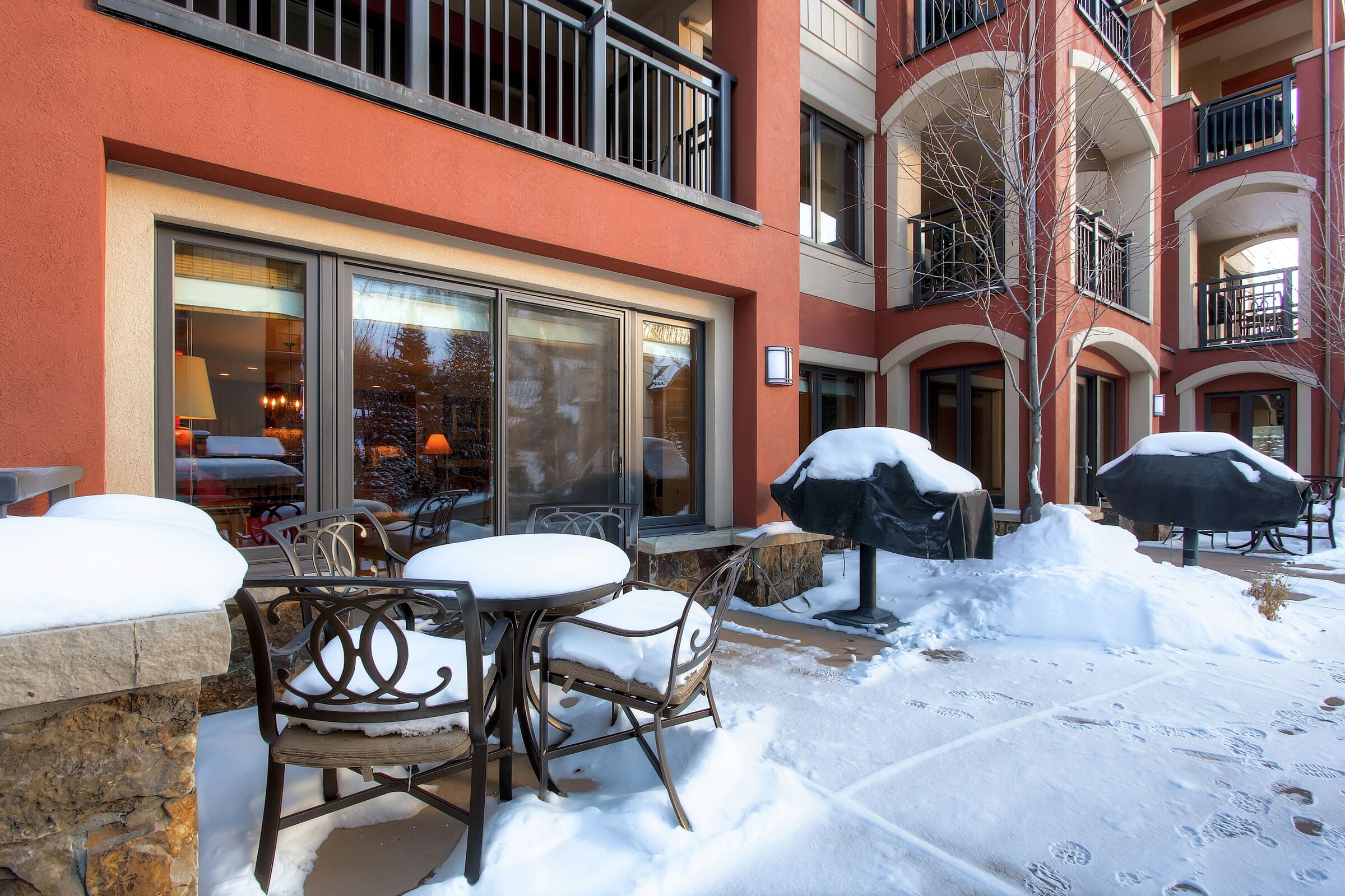 Patio with BBQ
